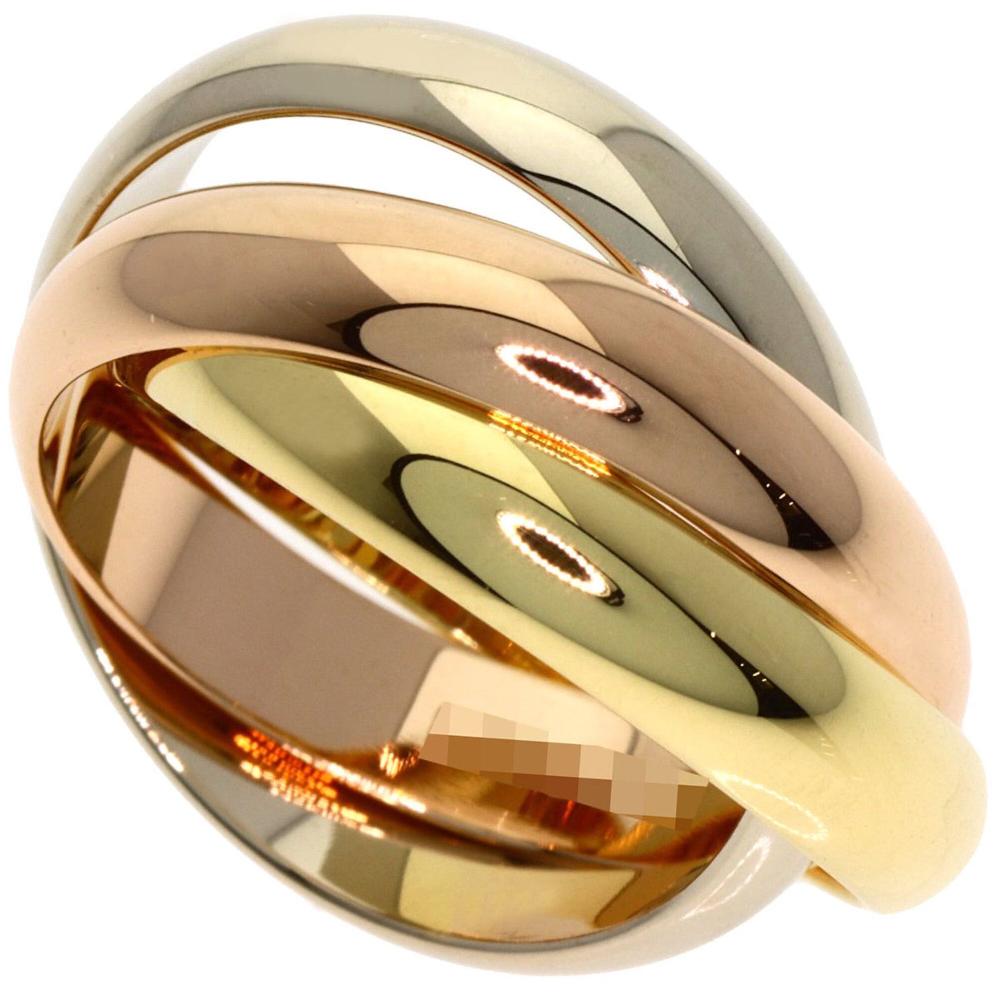 Cartier Cartier Trinity MM #49 Ring, 18K Yellow Gold/18K Pink White Gold, Women's. Size ONE SIZE - 1 Thumbnail