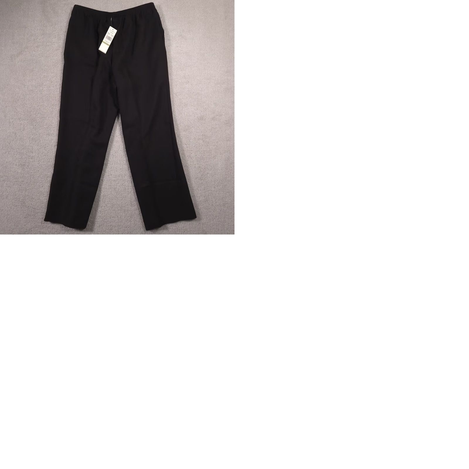 Vintage Alfred Dunner Dress Womens 14P Black Pants Stretch Pull Straight Leg Career Size 36" / US 14 / IT 50 - 9 Thumbnail