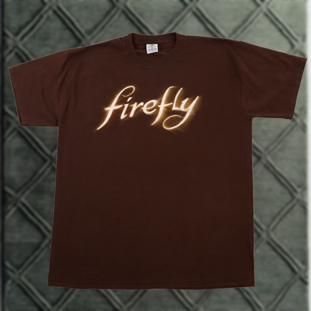 Jerzees Firefly TV Show Serenity Mens LARGE IN Brown T-Shirt RARE Size US L / EU 52-54 / 3 - 1 Thumbnail