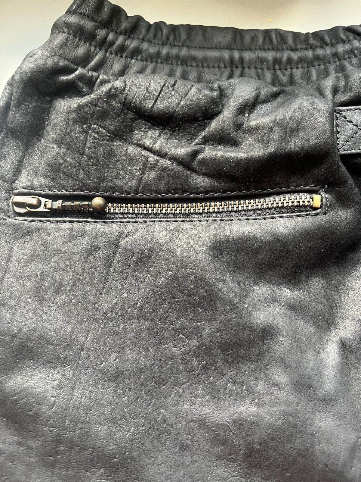 Zanerobe Zanerobe Gabe Leather Shorts Size 32 mens Rare!!! Size US 32 / EU 48 - 4 Thumbnail