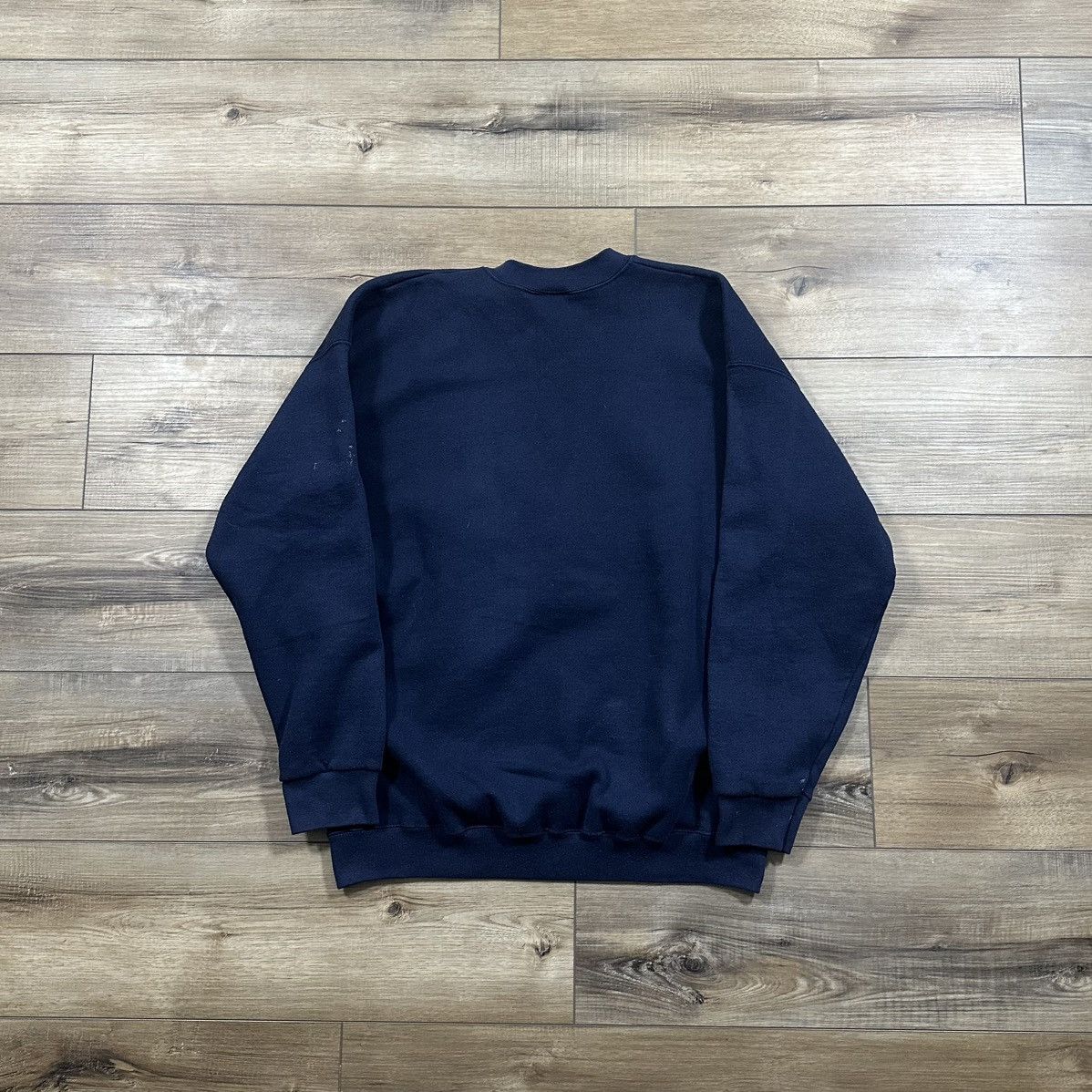 Other Vintage 90s Discus Athletic Navy Blank Crewneck Sweatshirt Size US XL / EU 56 / 4 - 4 Thumbnail