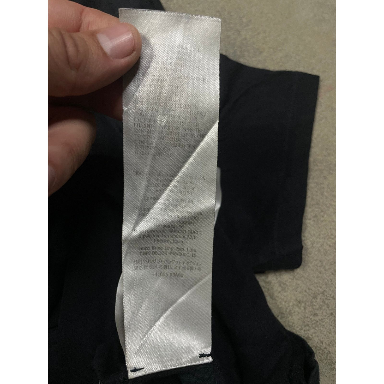 Gucci Gucci Tee Navy Medium Used Size US M / EU 48-50 / 2 - 4 Thumbnail
