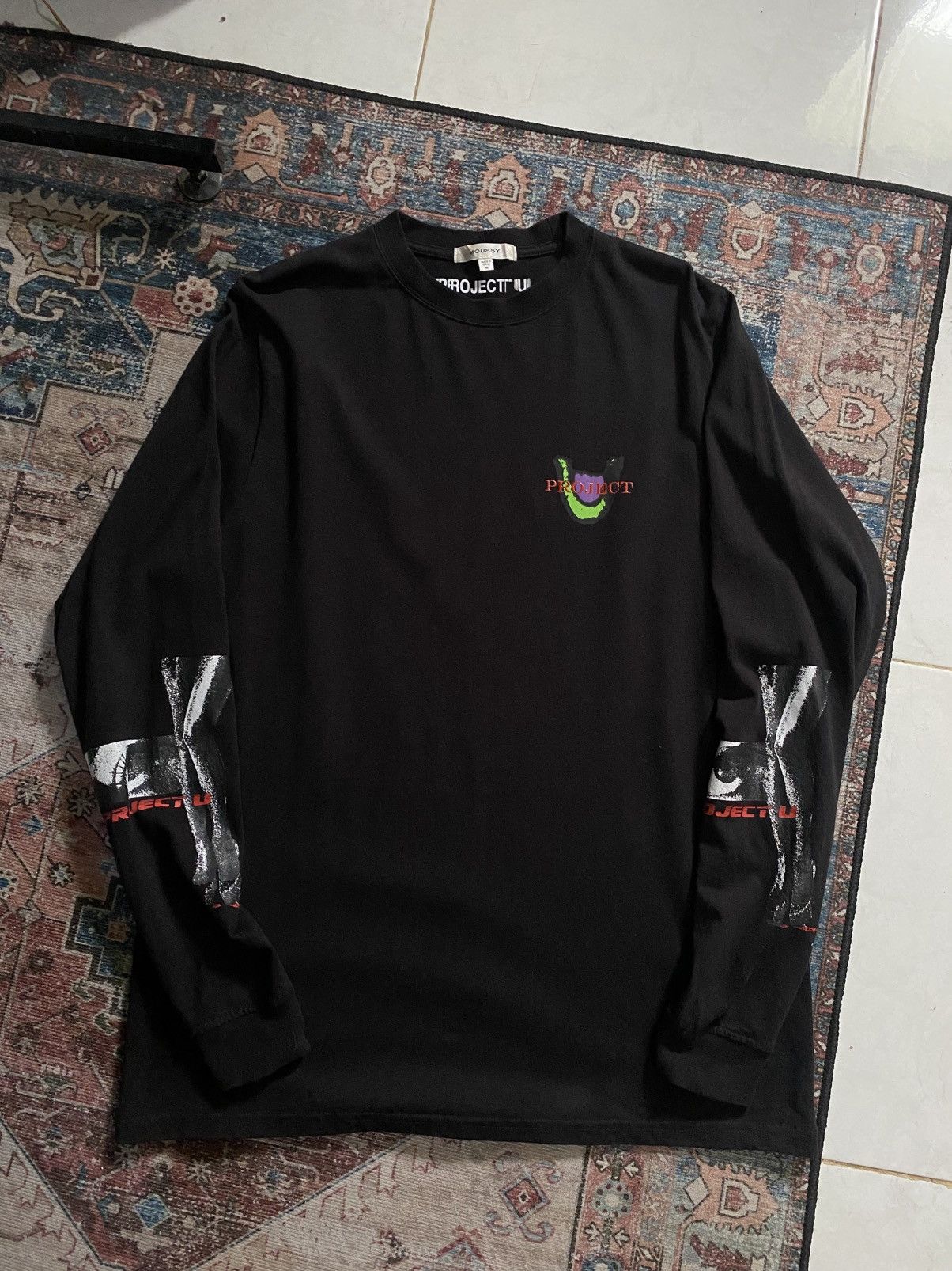 Japanese Brand Moussy project U longsleeve Size US M / EU 48-50 / 2 - 2 Thumbnail