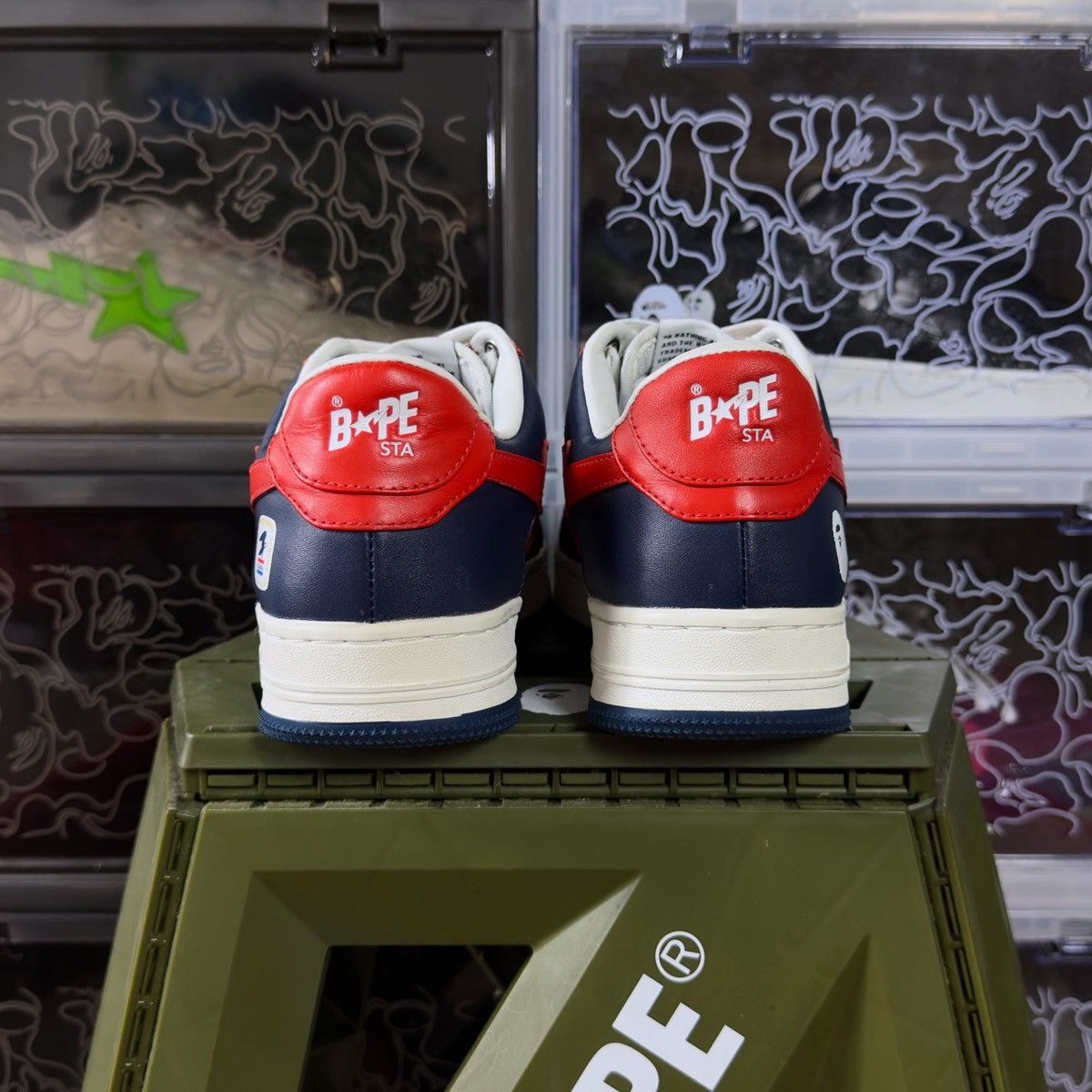 Bape A Bathing Ape Bapesta USPS 2022 Size US 8.5 / EU 41-42 - 9 Thumbnail