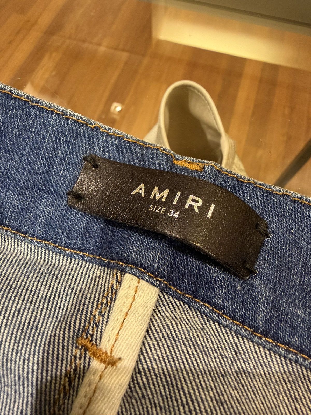 Amiri Amiri Crystal Track Denim Jeans Size US 34 / EU 50 - 5 Thumbnail