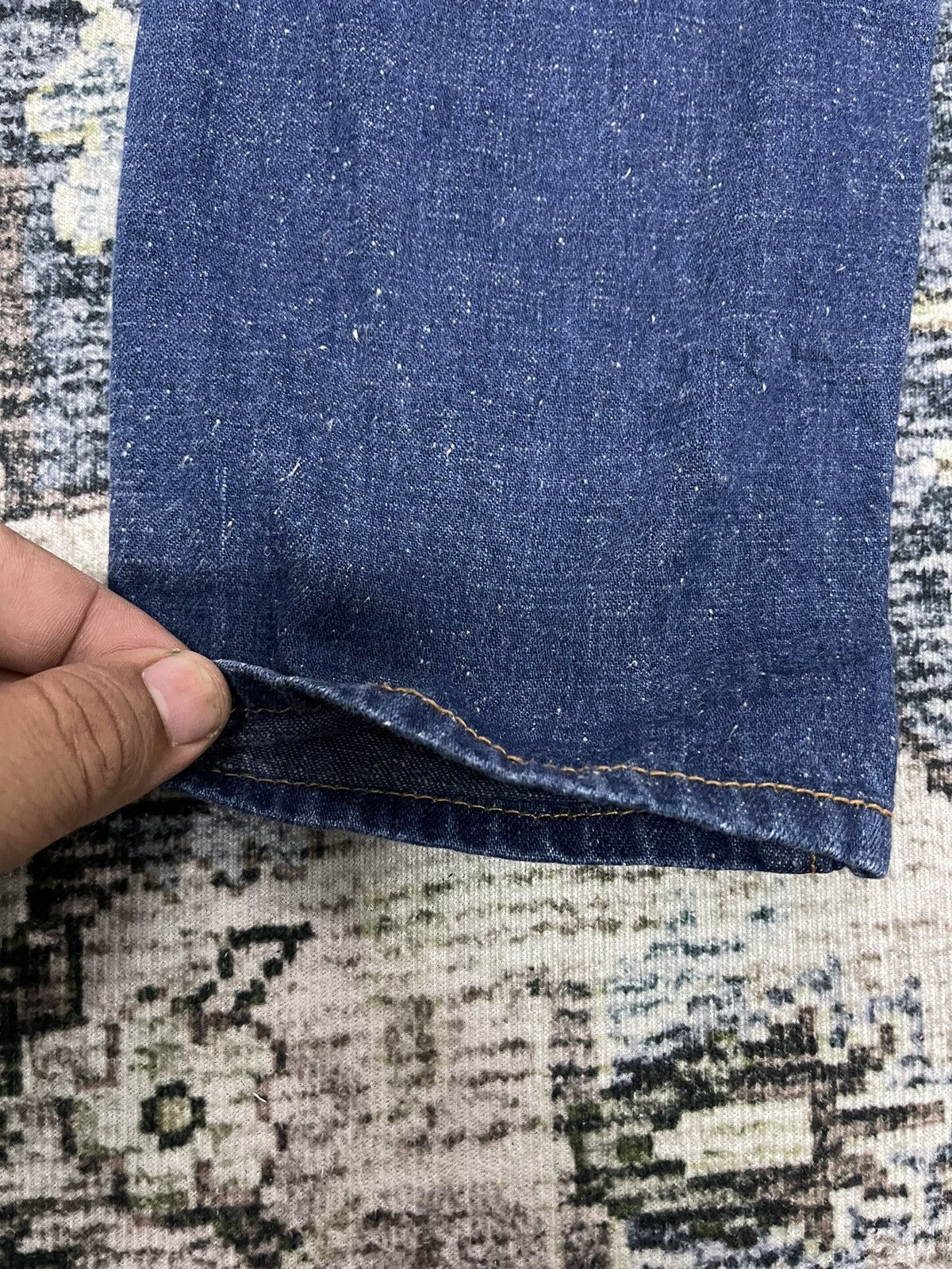 Issey Miyake × Japanese Brand × Ne-Net VINTAGE NE-NET BIG LOGO PATERN DARK BLUE PANTS VERY RARE Size US 28 / EU 44 - 6 Thumbnail