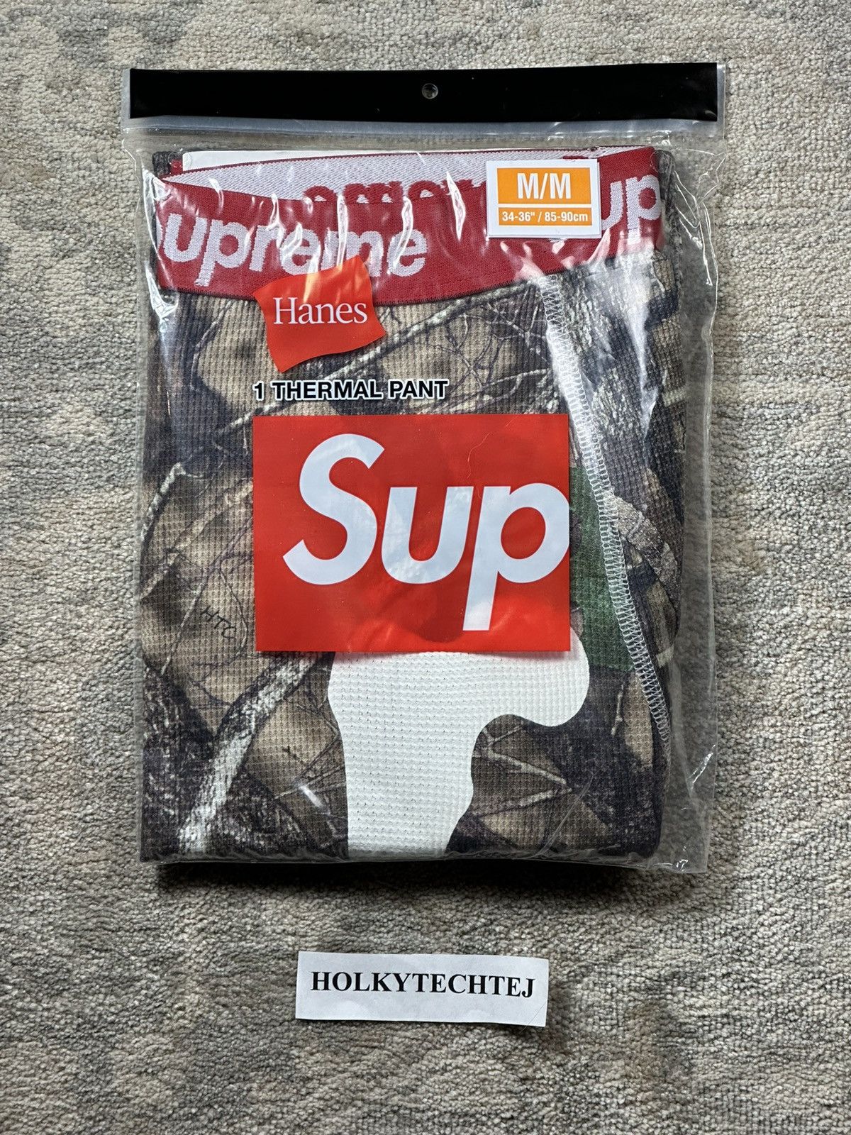 Supreme Supreme Hanes Bones Thermal Pant (1 Pack) - M Size ONE SIZE - 2 Thumbnail