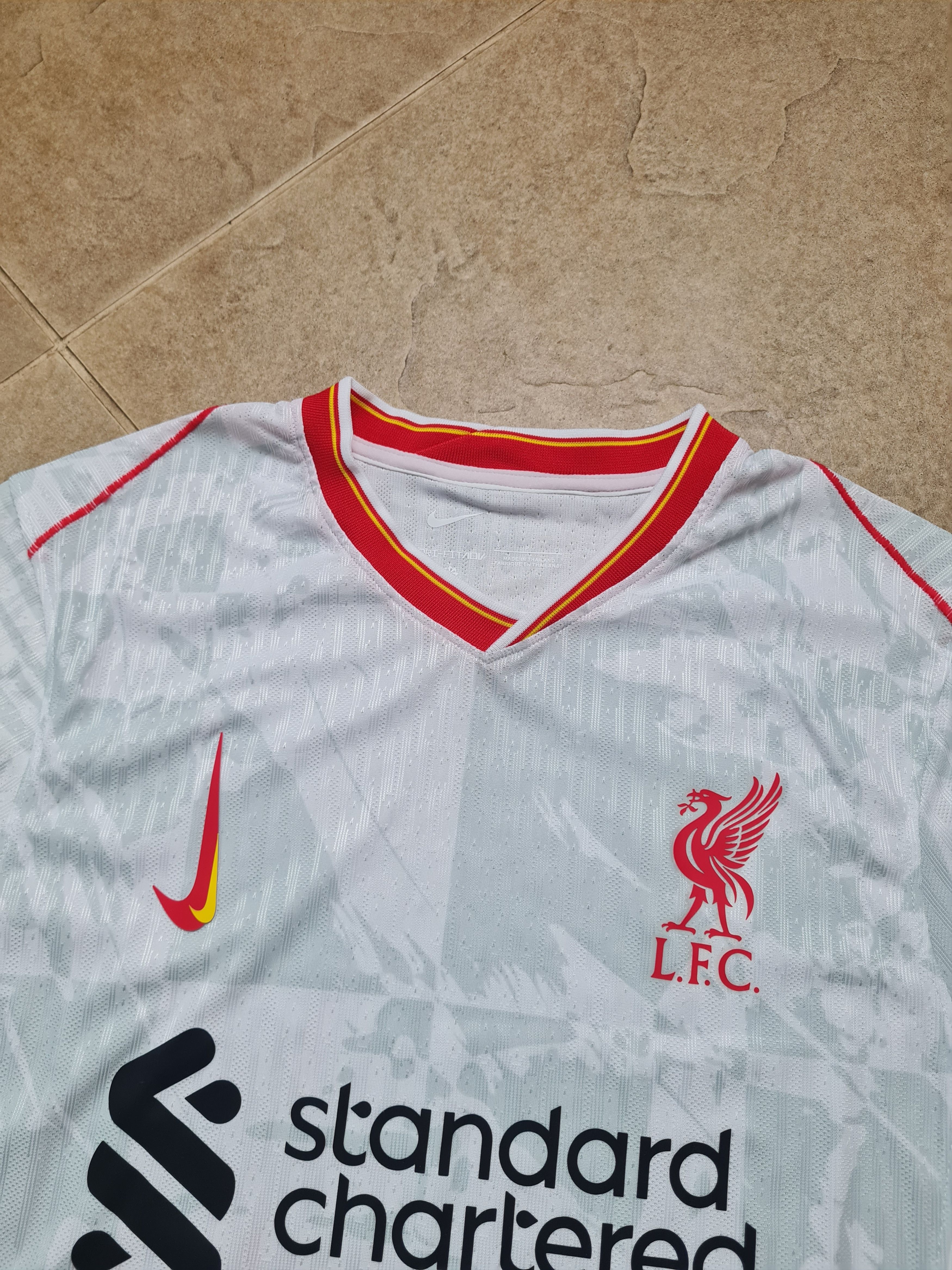 Nike Liverpool FC 2024-25 Third Jersey White Red Size US S / EU 44-46 / 1 - 2 Thumbnail