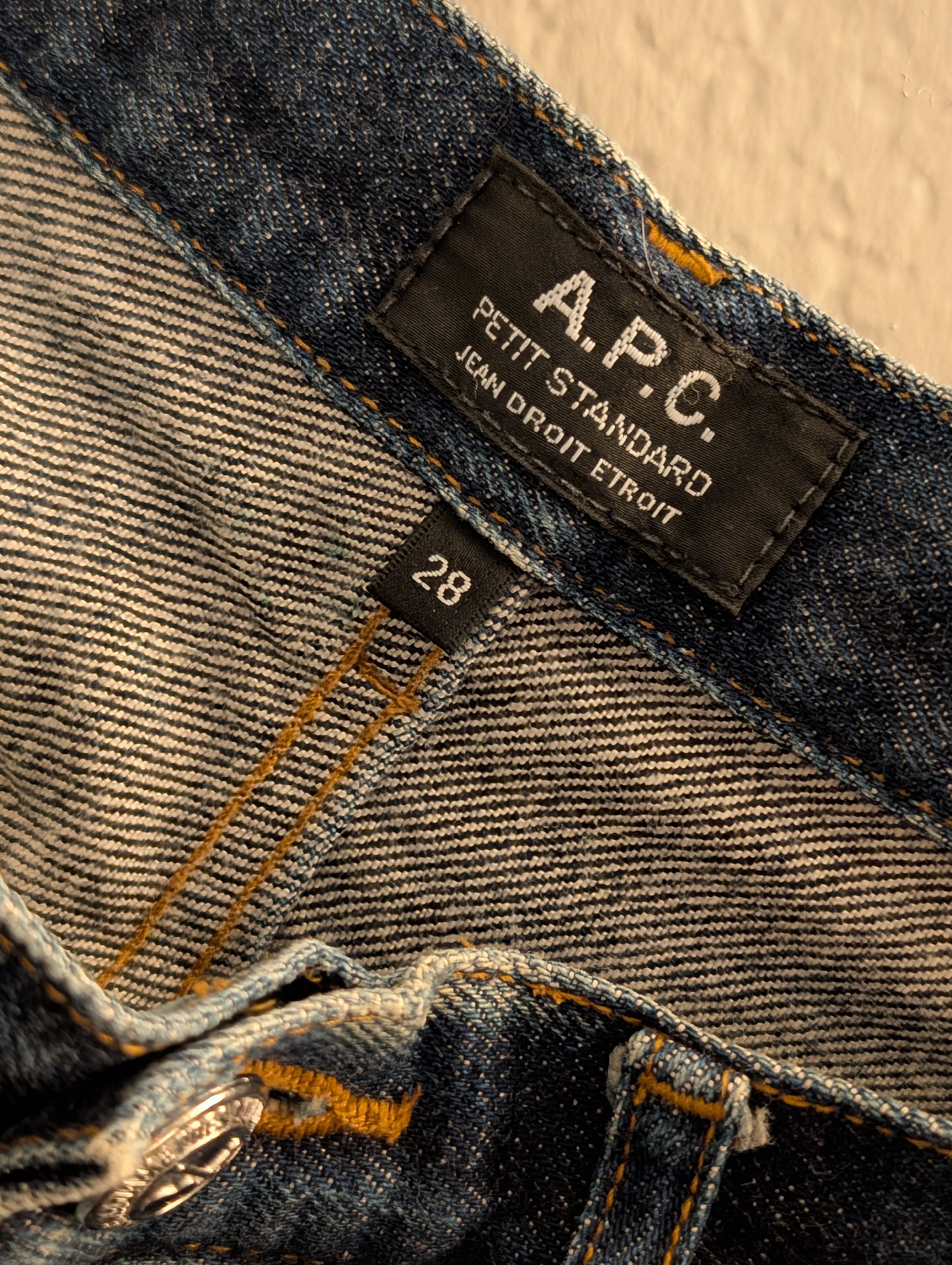 A.P.C. APC Petite New Standard Raw Denim Butler Jeans Size 28 Size US 28 / EU 44 - 7 Thumbnail