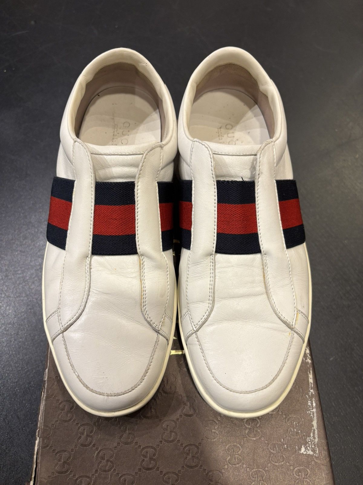 Gucci Gucci Slip On Low Sneakers Size US 8.5 / EU 41-42 - 4 Thumbnail