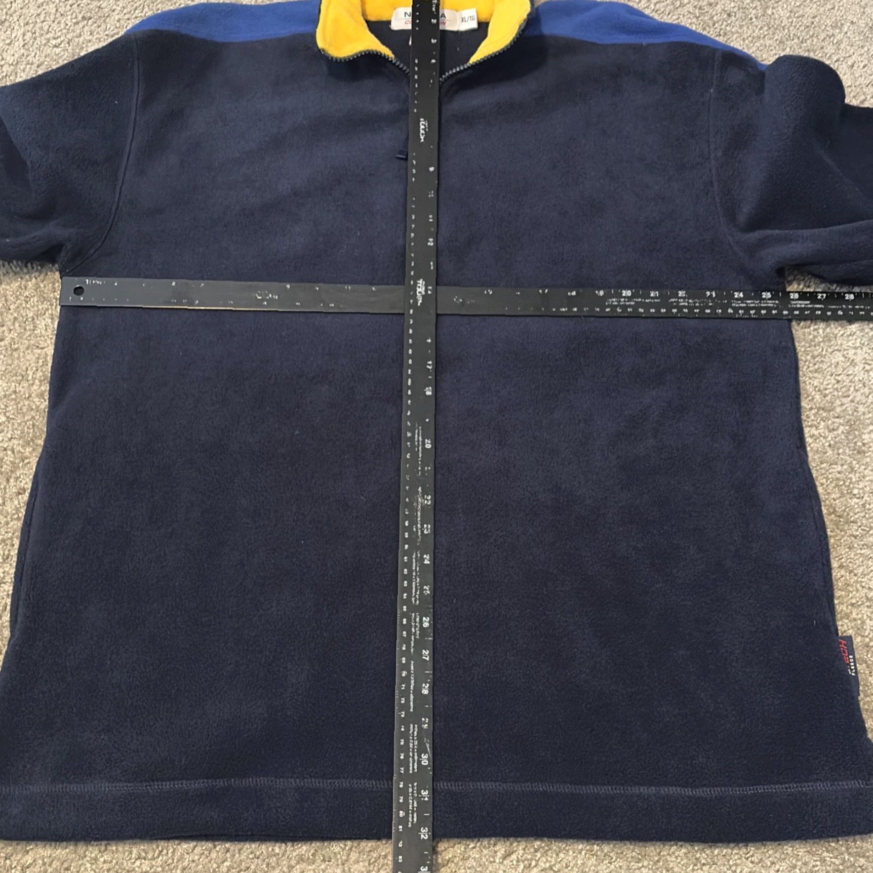 Nautica VINTAGE Nautica Sweatshirt Quarter Zip Fleece Navy Blue XL Men 90s Size US XL / EU 56 / 4 - 6 Thumbnail