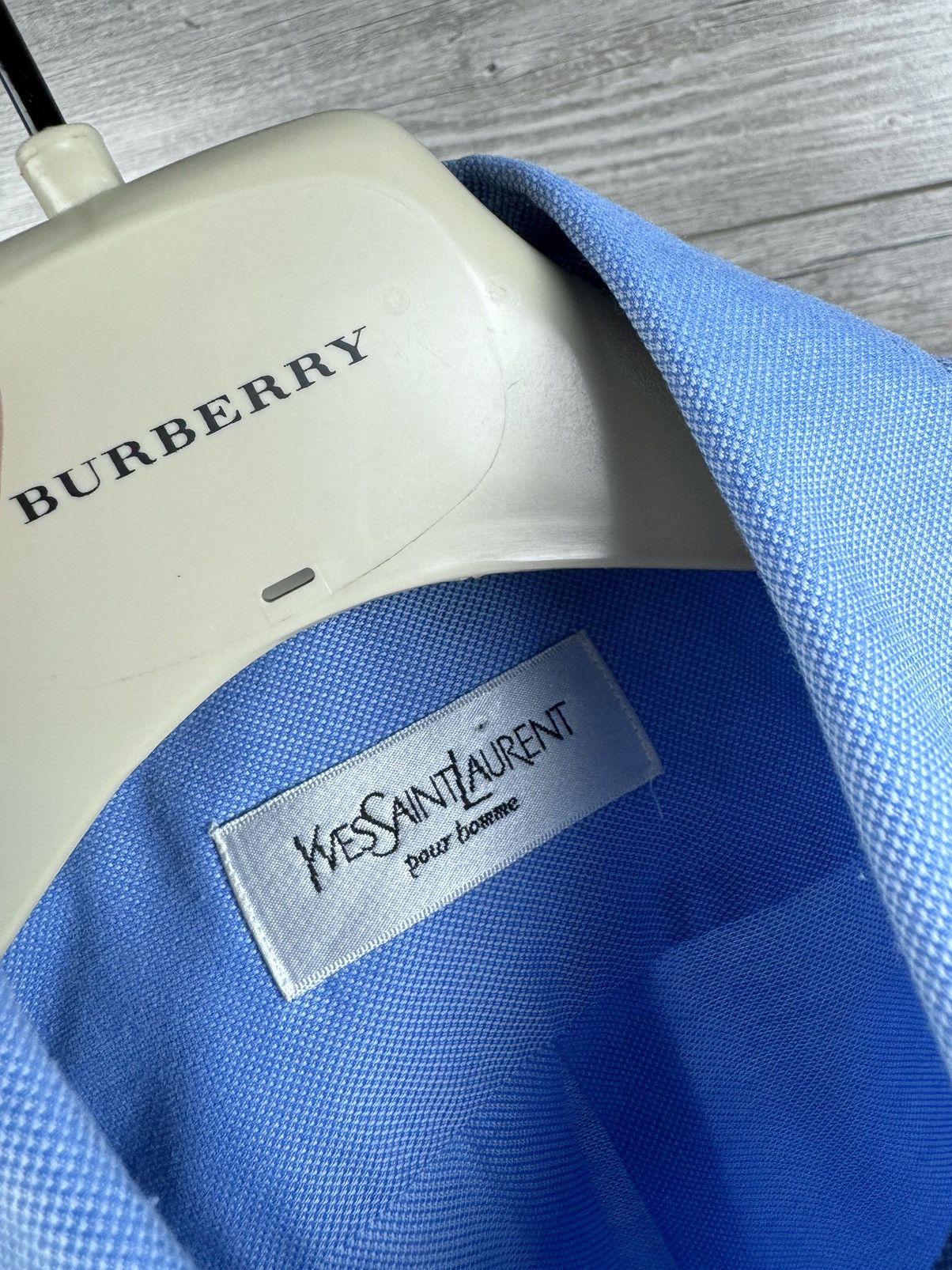 Vintage × Yves Saint Laurent Yves Saint Laurent Short Sleeve Shirt Size L Size US L / EU 52-54 / 3 - 4 Thumbnail