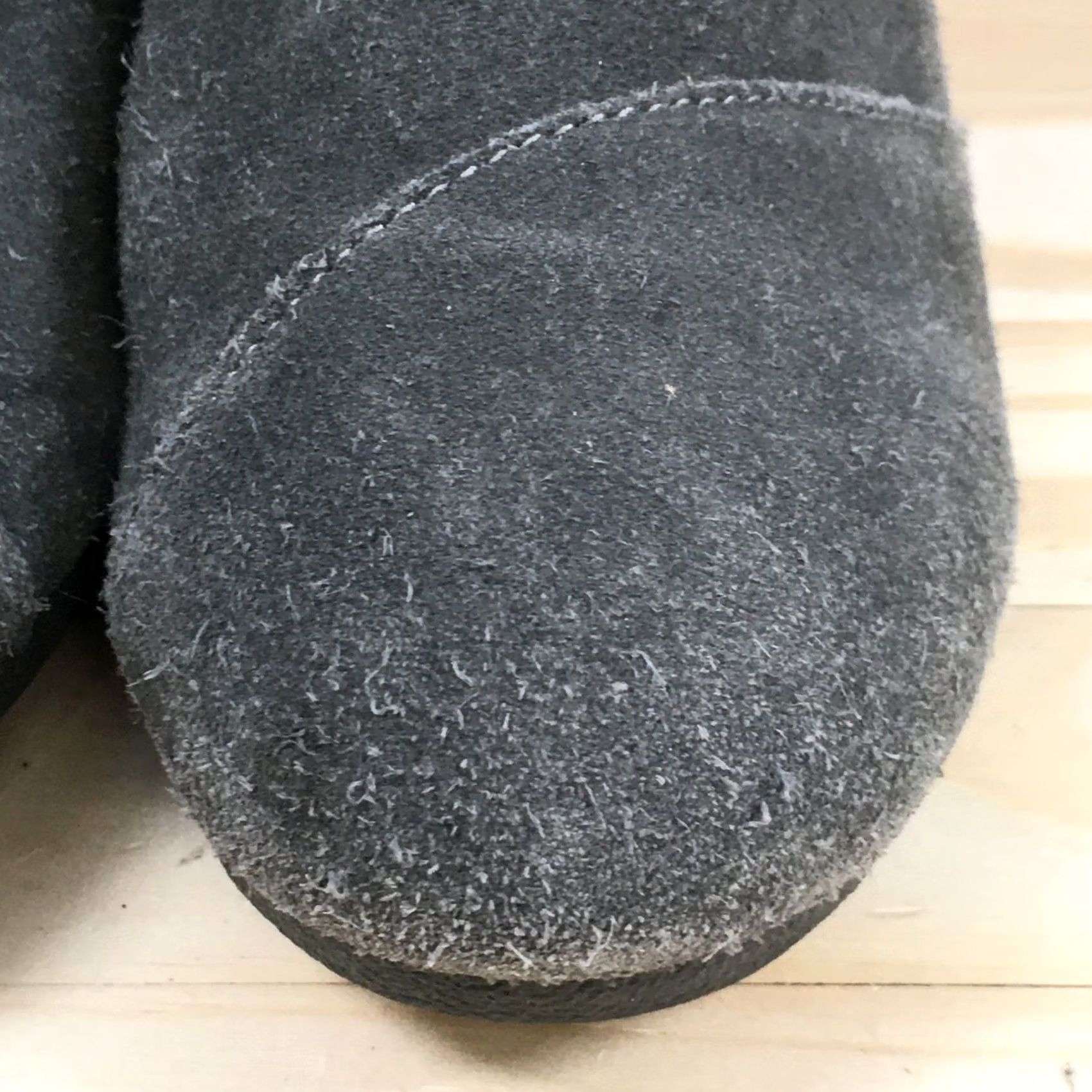Toms TOMS Womens 9.5 Desert Gray Lace Up Casual Ankle Wedge Heels 300515 - Great Condition Size L / US 10 / IT 46 - 6 Thumbnail