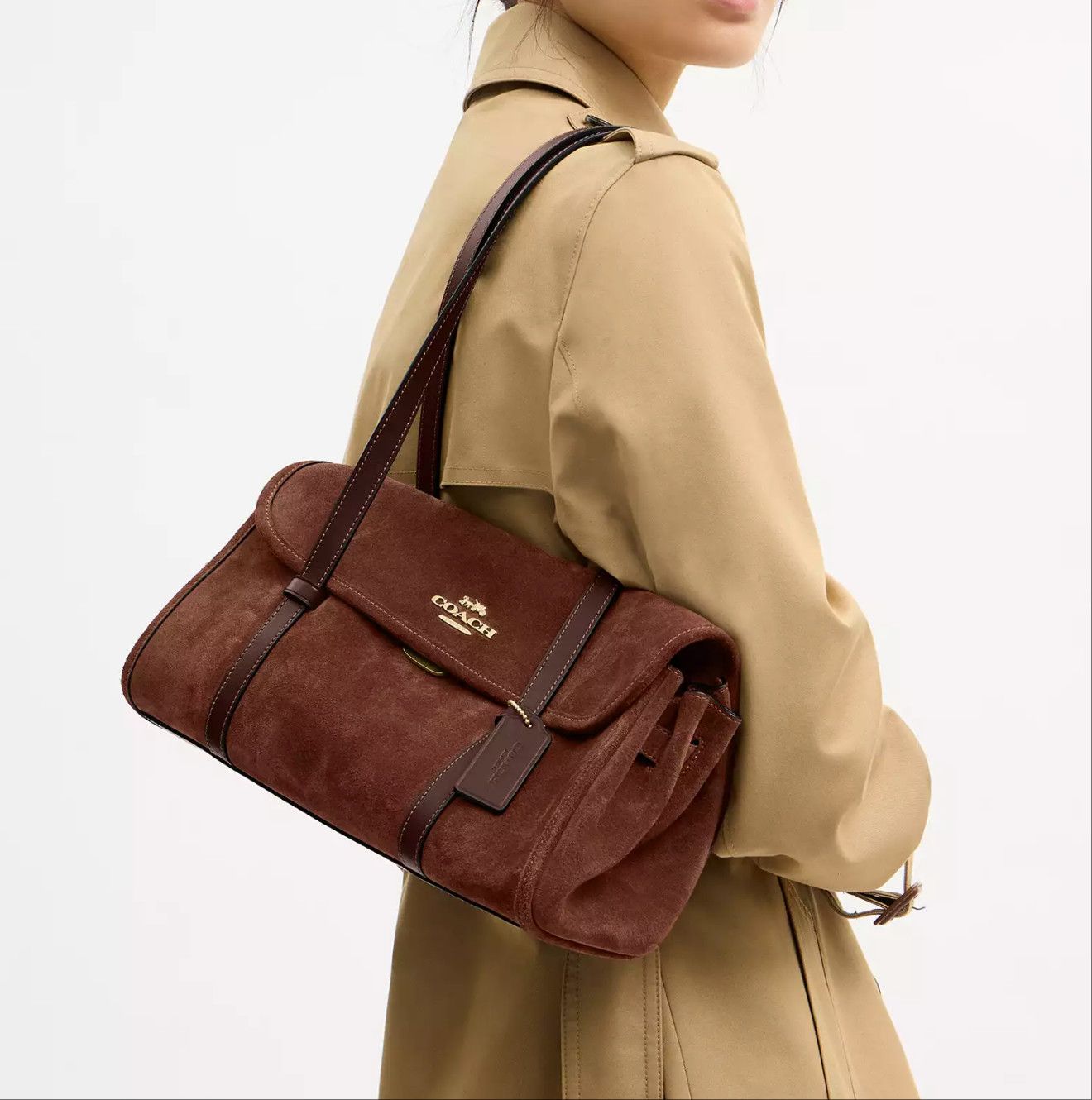 Coach Bridget Flap Shoulder Bag CDB06 Size ONE SIZE - 5 Thumbnail