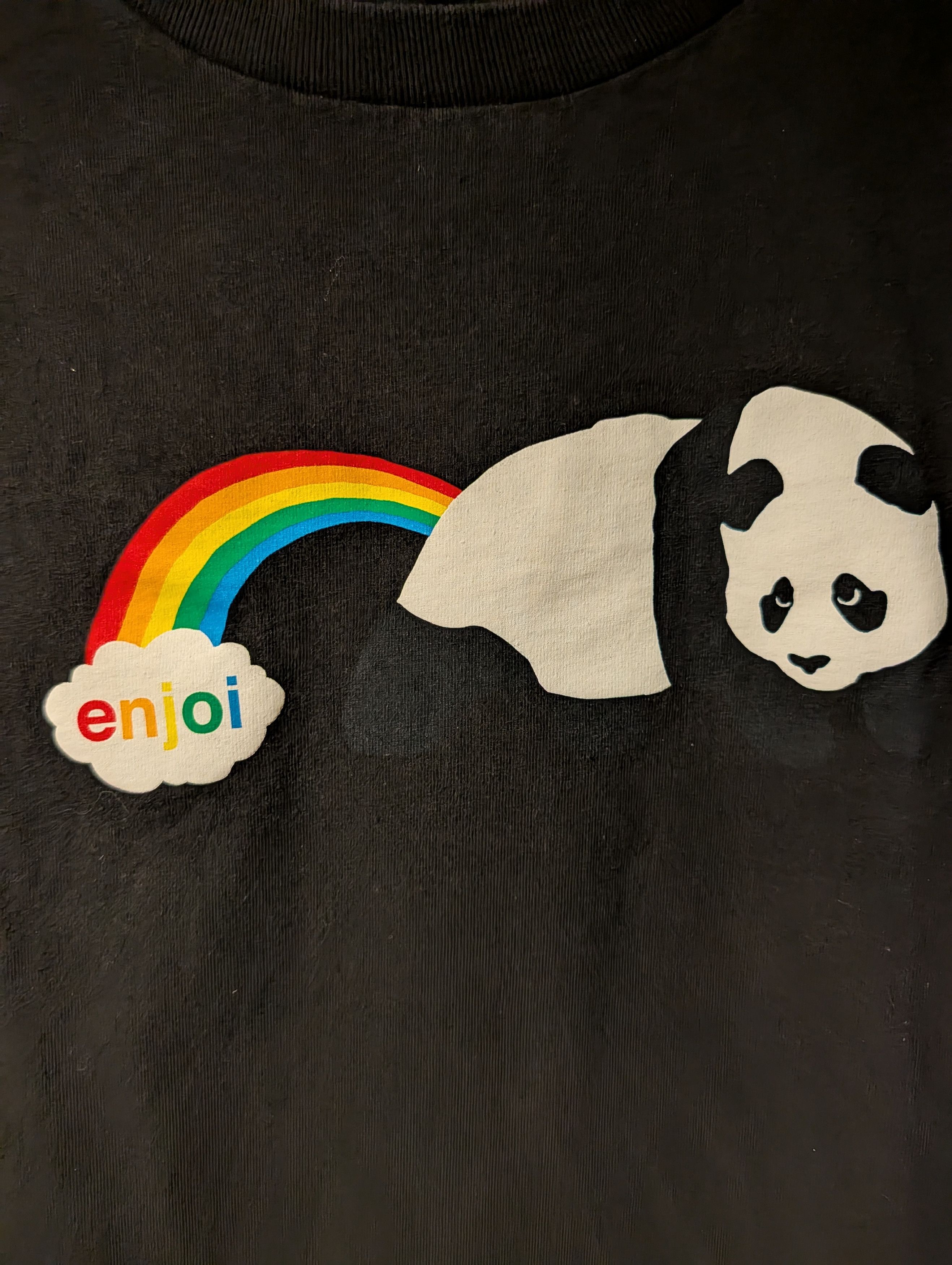 Enjoi Enjoi Skateboard T-Shirt Panda Logo Graphic Skateboarding Size US L / EU 52-54 / 3 - 2 Thumbnail