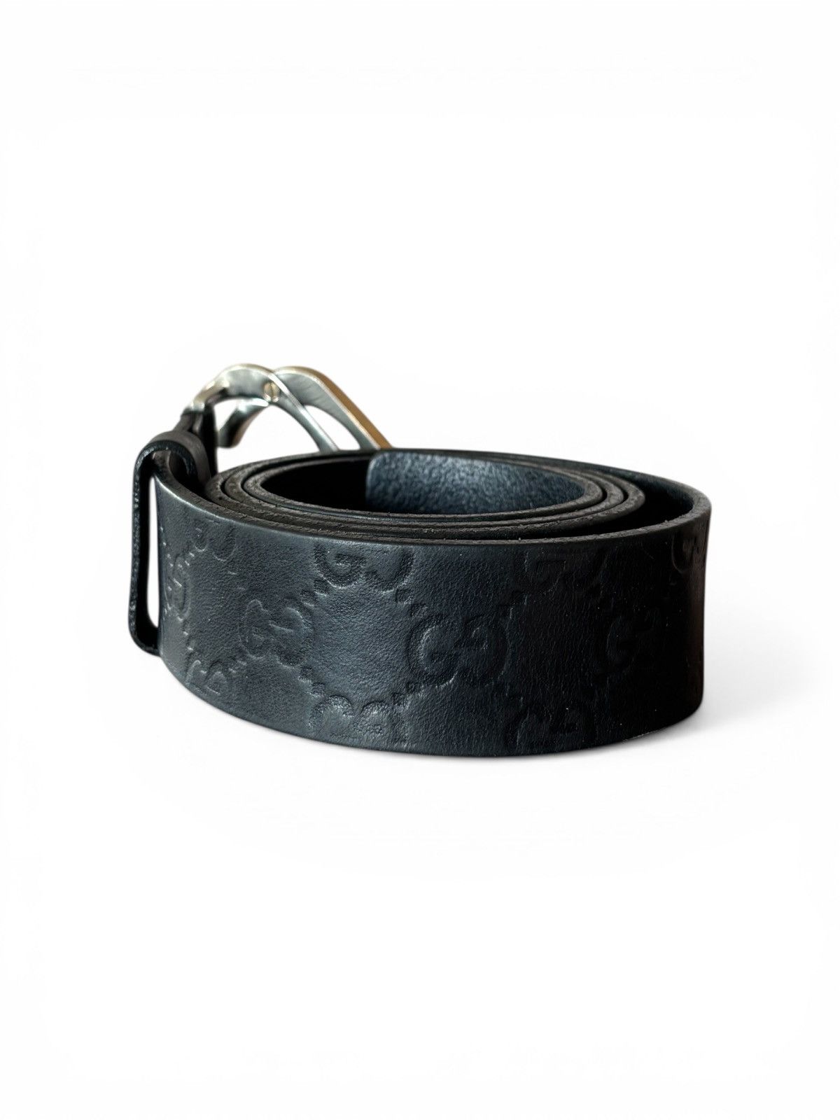Gucci Gucci GG Monogram leather belt Size 36 - 3 Thumbnail