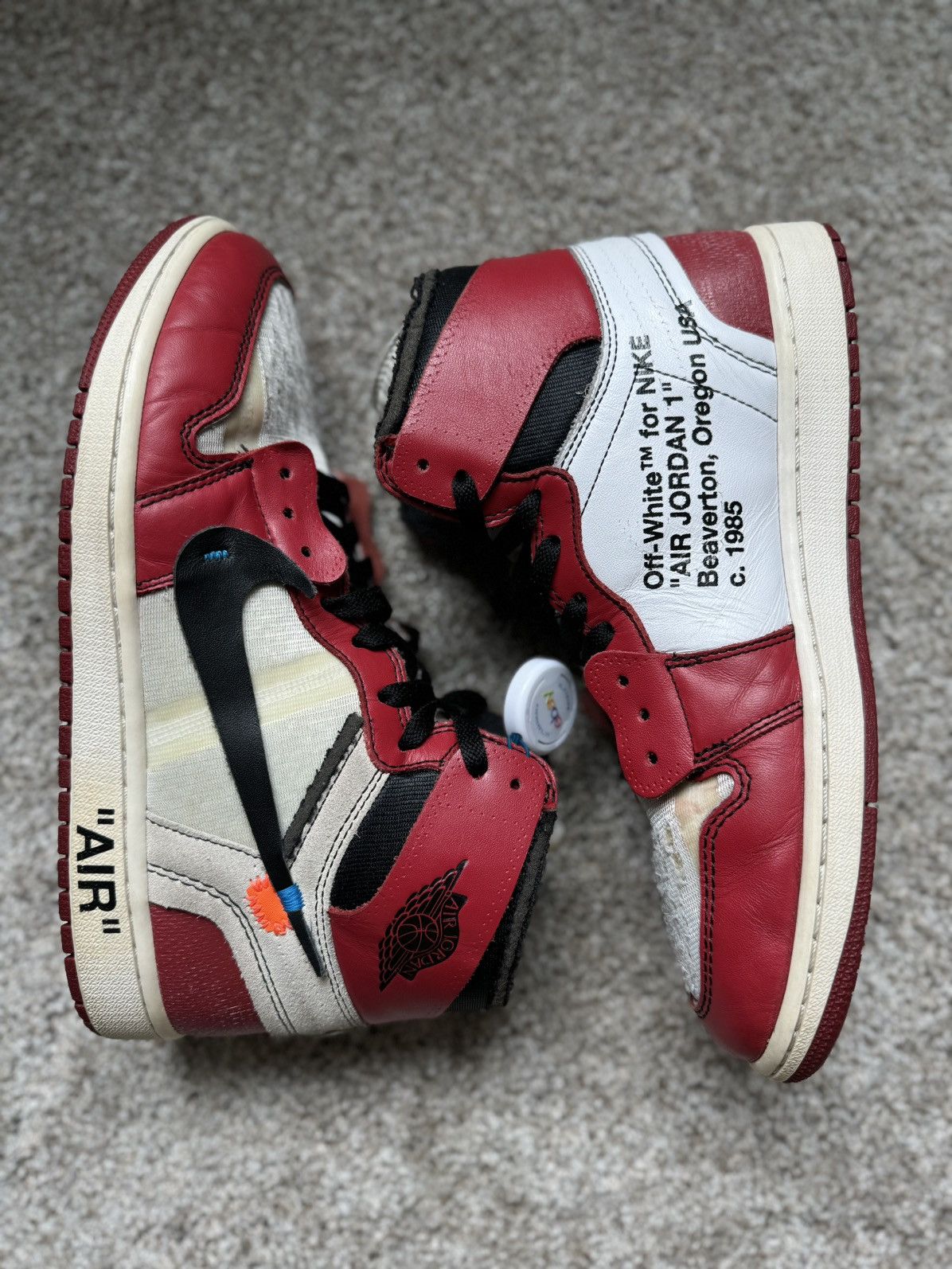 Nike off white chicago hot sale