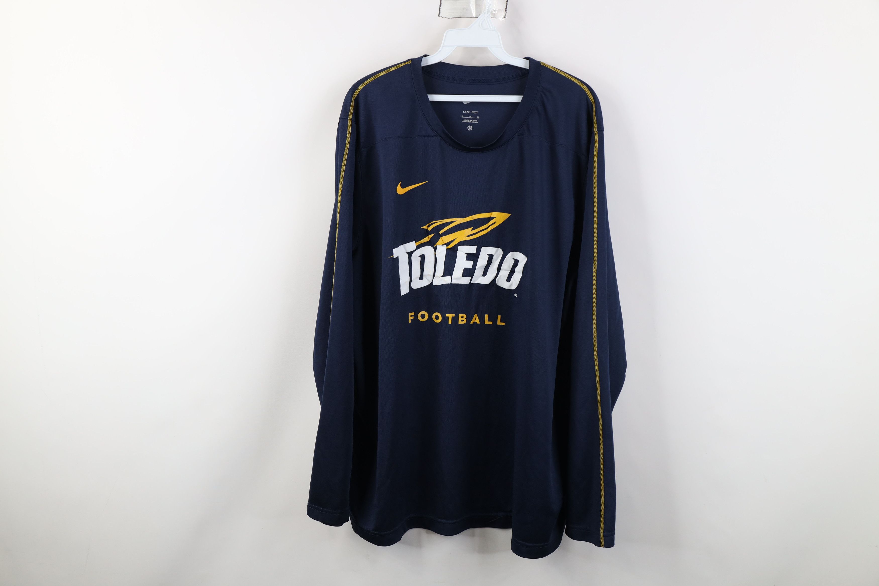 Nike Nike University of Toledo Football Long Sleeve T-Shirt Blue Size US XL / EU 56 / 4 - 1 Thumbnail