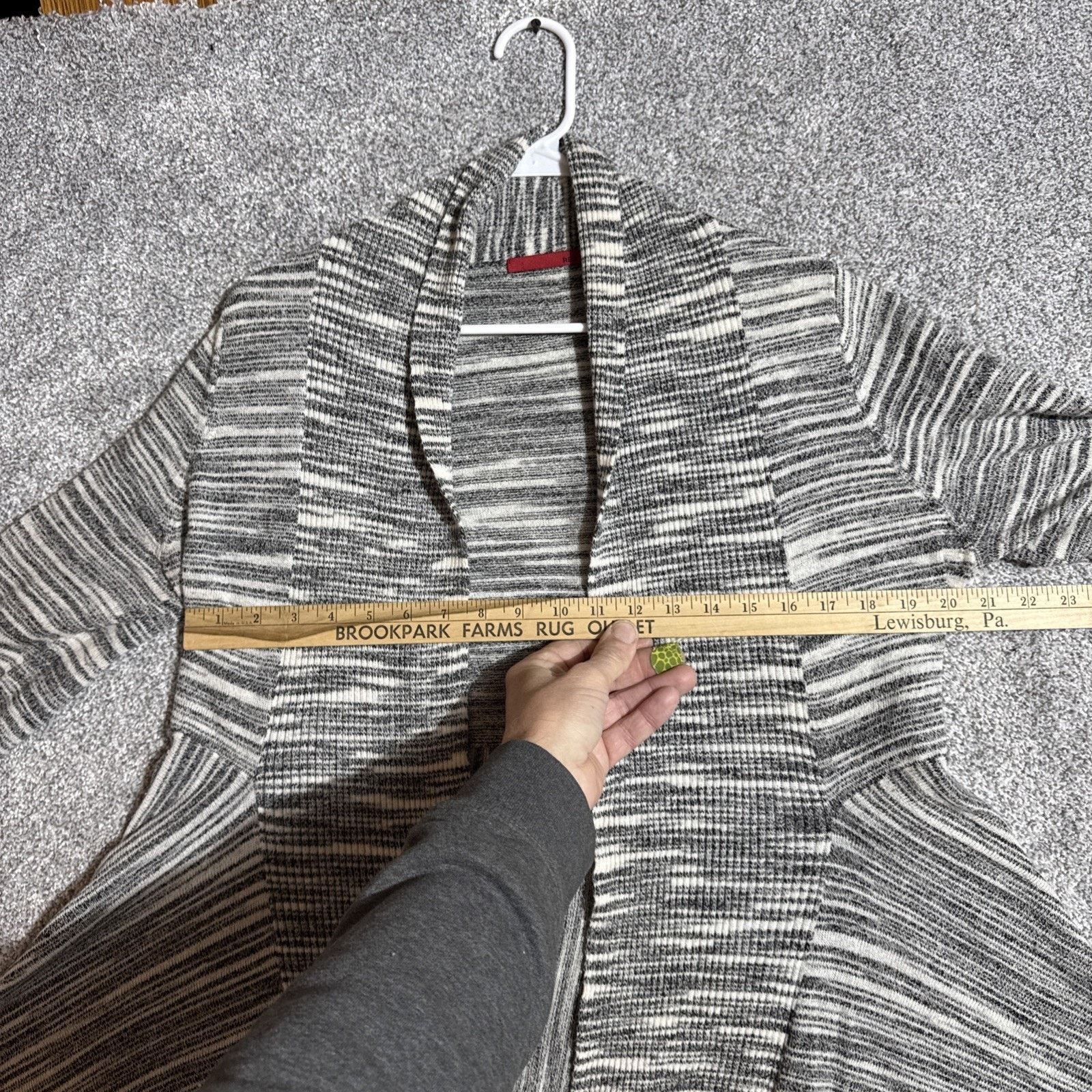 Other Red Cardigan Sweater Womens XL Boho Artsy Chic Asymmetrical Size XL / US 12-14 / IT 48-50 - 3 Thumbnail