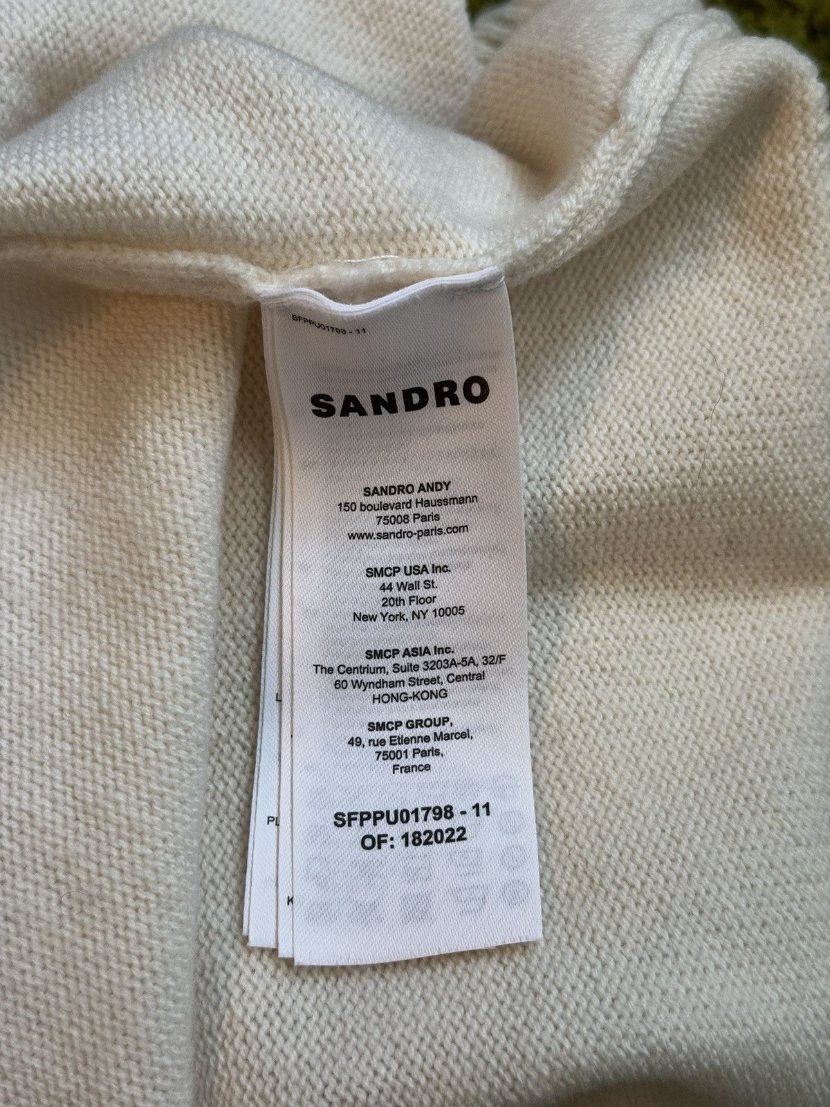 Designer × Sandro Sandro oldmoney style wool + cashmere blend sweater Size S / US 4 / IT 40 - 15 Thumbnail