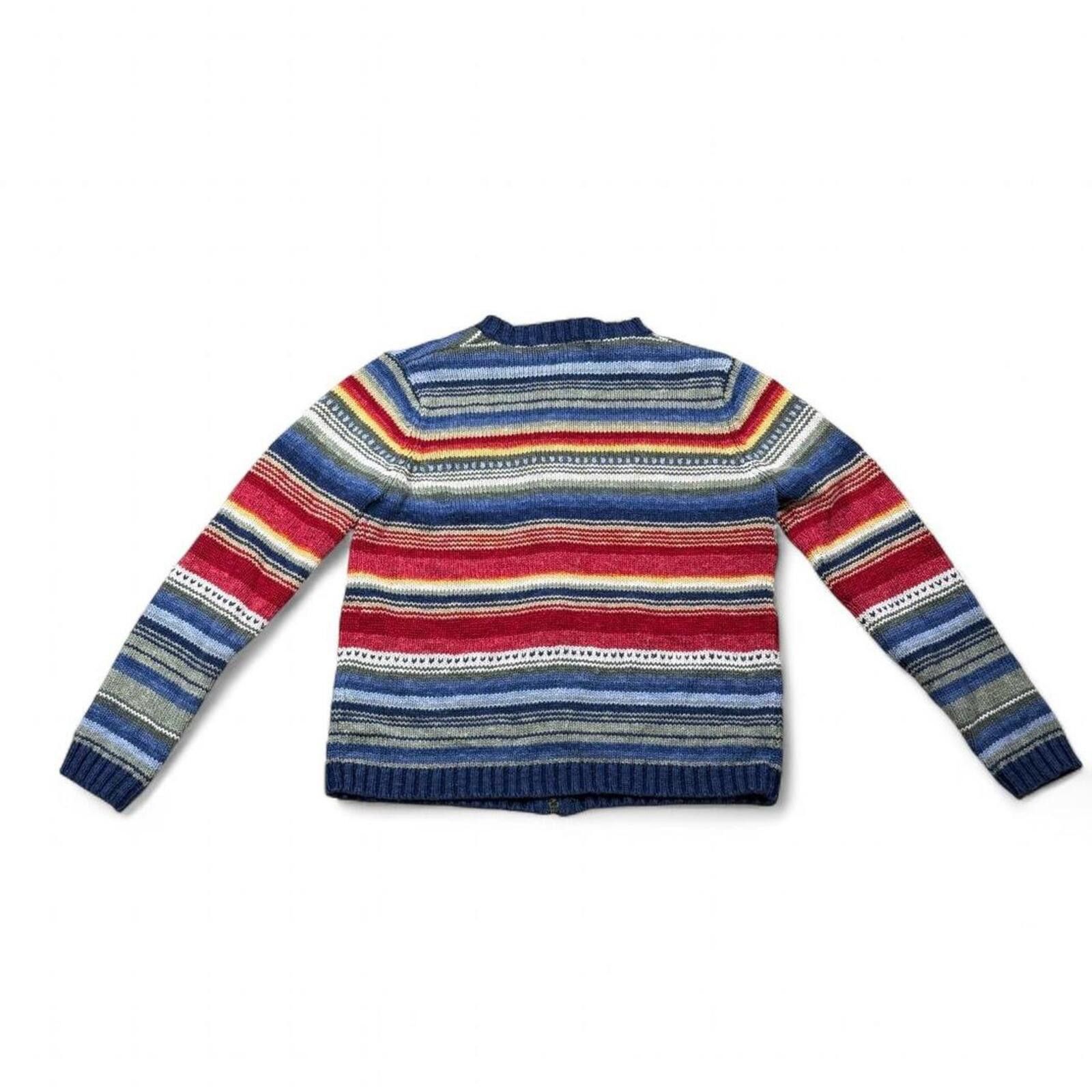 Jones New York Vintage Y2K Jones New York Sport striped zip up sweater Size S / US 4 / IT 40 - 2 Thumbnail