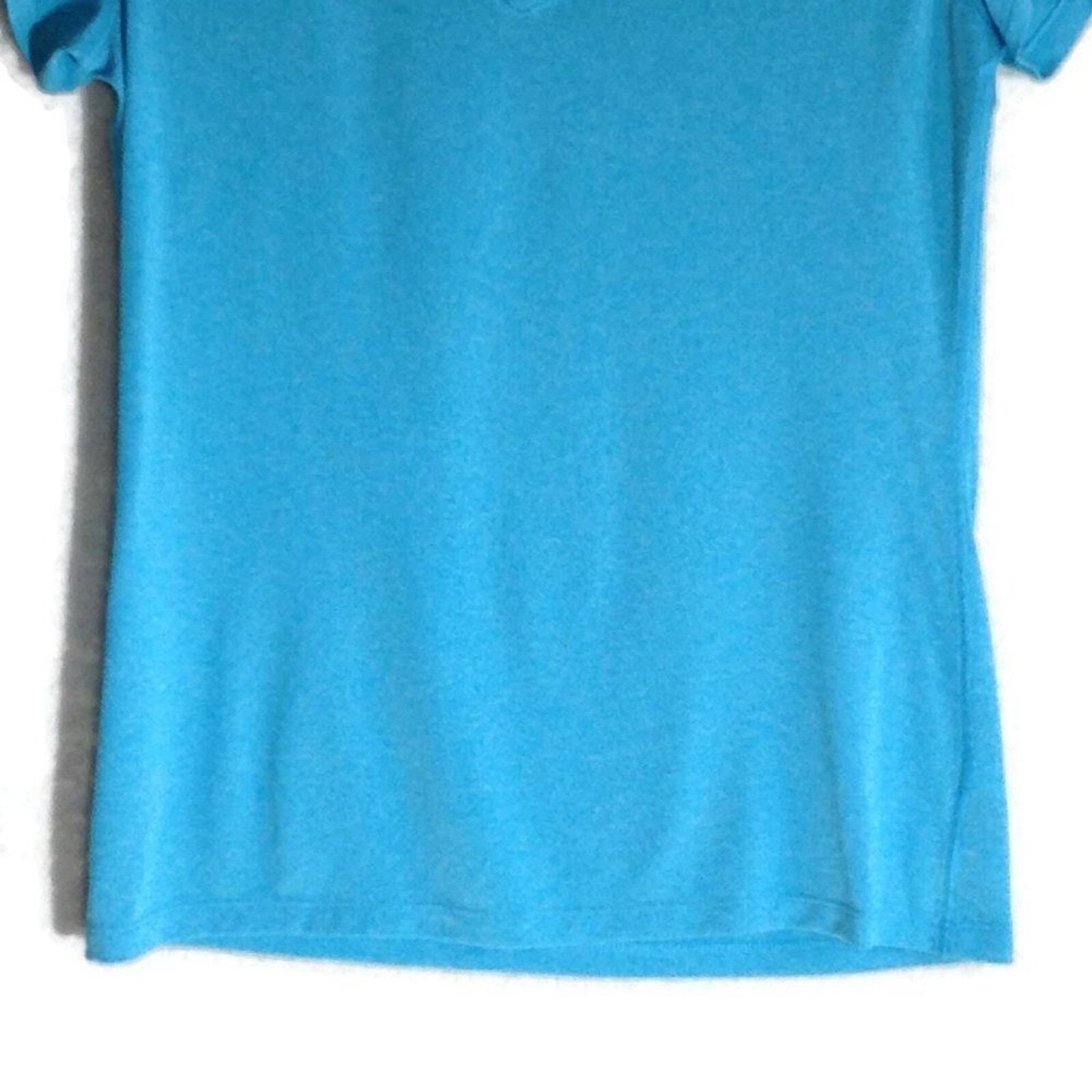 Champion C9 Champion Powerblend Blue V-Neck Shirt SZ Small Short Sleeve Athleisure Sporty Size US S / EU 44-46 / 1 - 5 Thumbnail