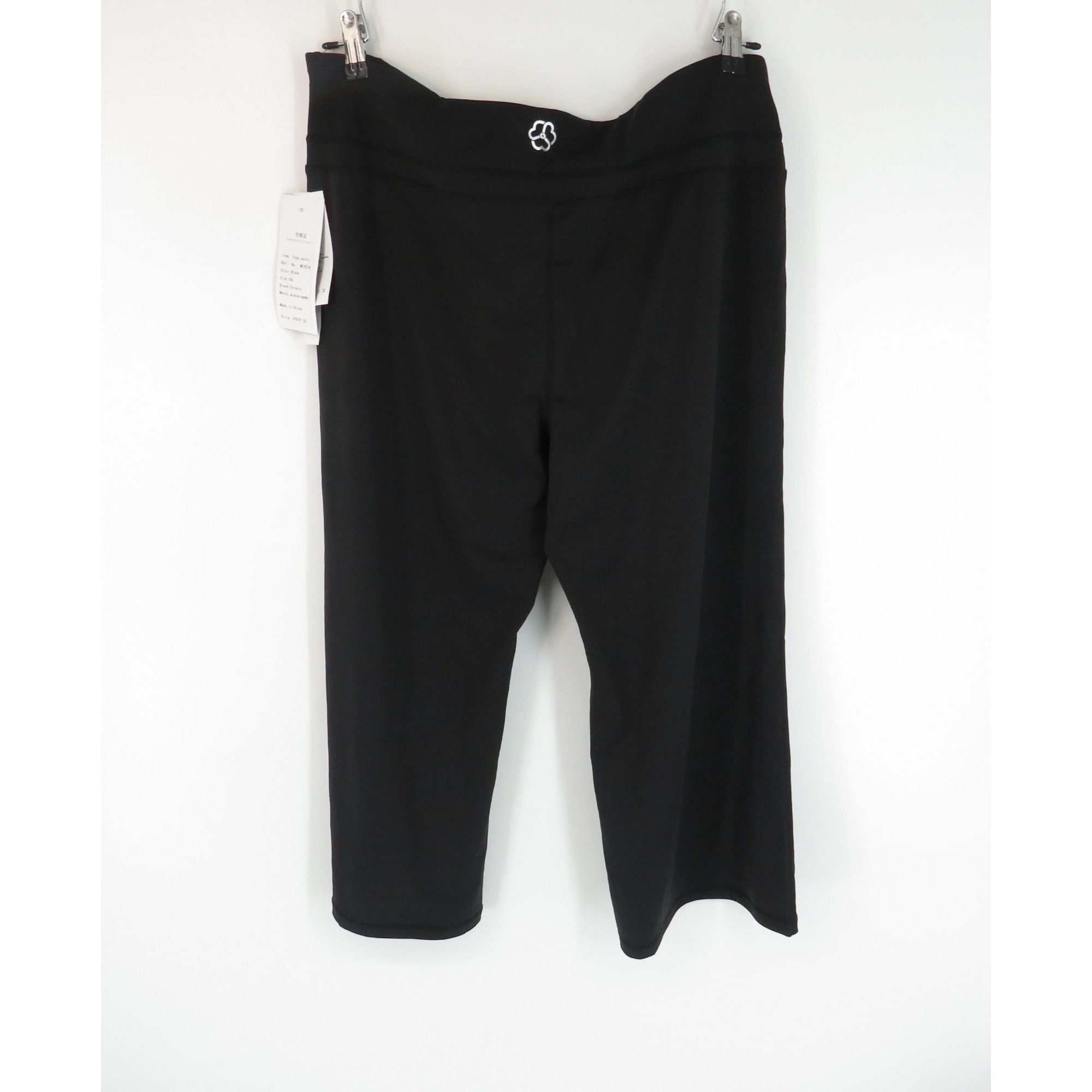 Other Zeronic Womens XXL Black Yoga Pants Polyester/Spandex Blend Size 36" / US 14 / IT 50 - 3 Thumbnail