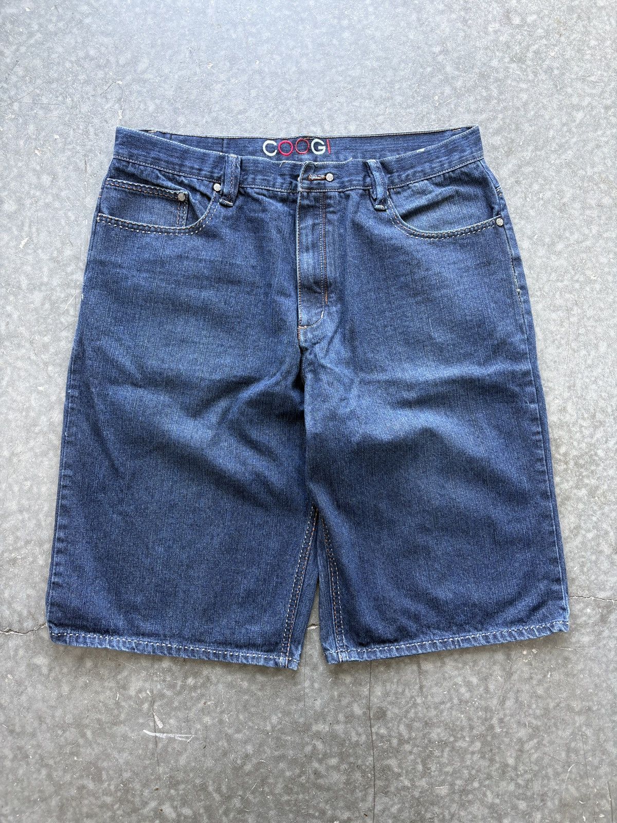 Coogi Vintage Y2K Coogi Baggy Embroidered Jean Shorts Size US 40 / EU 56 - 4 Thumbnail