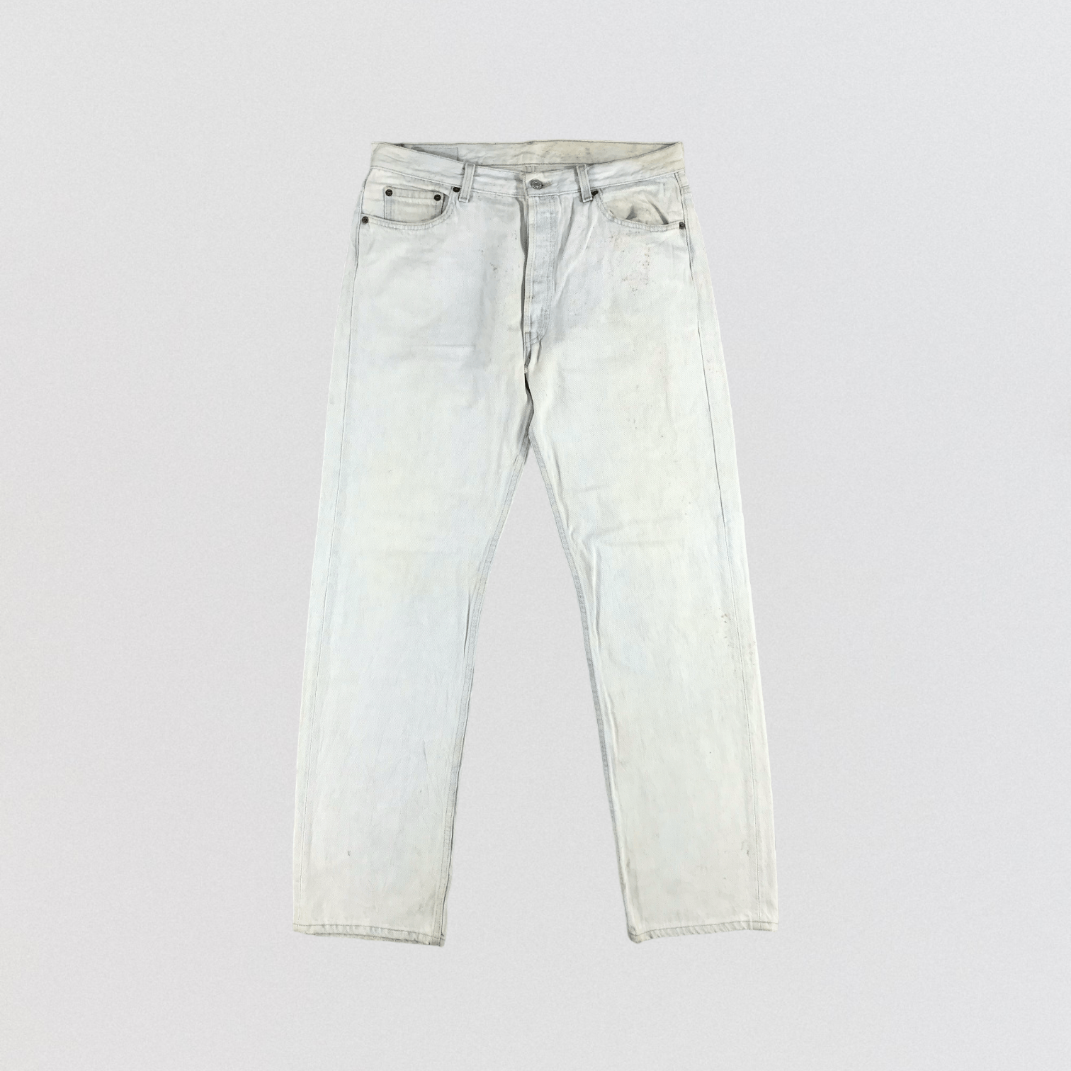 Levi's 90s Vintage Light Wash Levis 501 Jeans-JM2465 Size US 35 - 1 Thumbnail