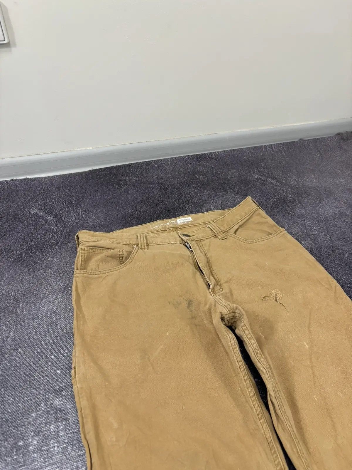 Carhartt × Vintage Vintage Carhartt Y2K Rugged Flex Relaxed Fit Pants Jeans Size US 34 / EU 50 - 10 Thumbnail