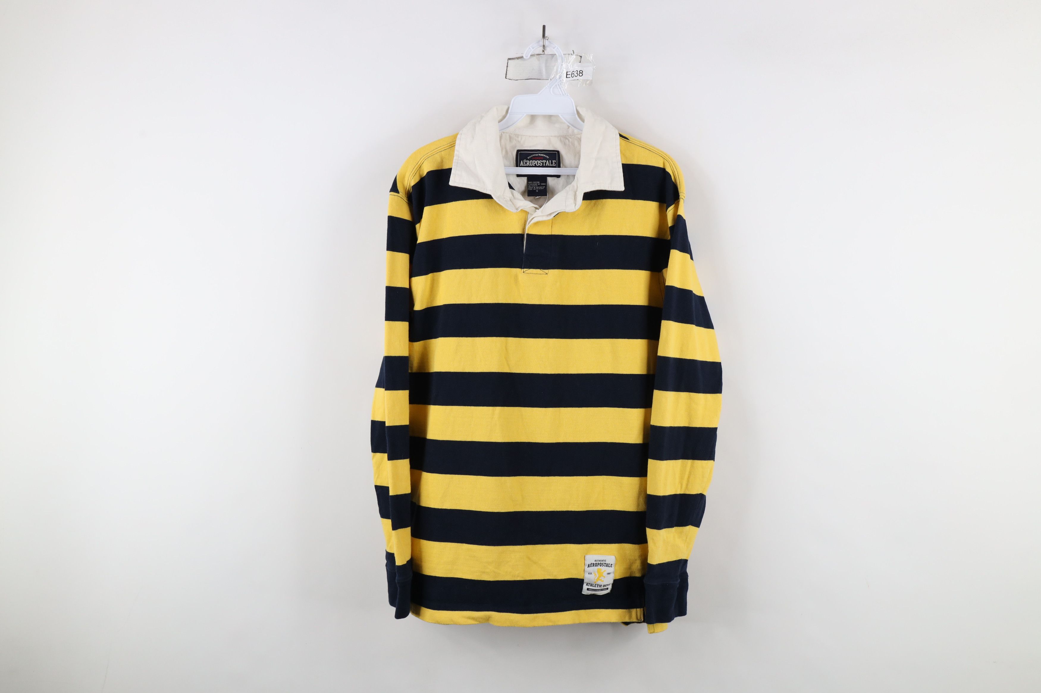 Aeropostale × Vintage Vintage 90s Y2K Aeropostale Long Sleeve Rugby Polo Shirt Size US S / EU 44-46 / 1 - 1 Thumbnail