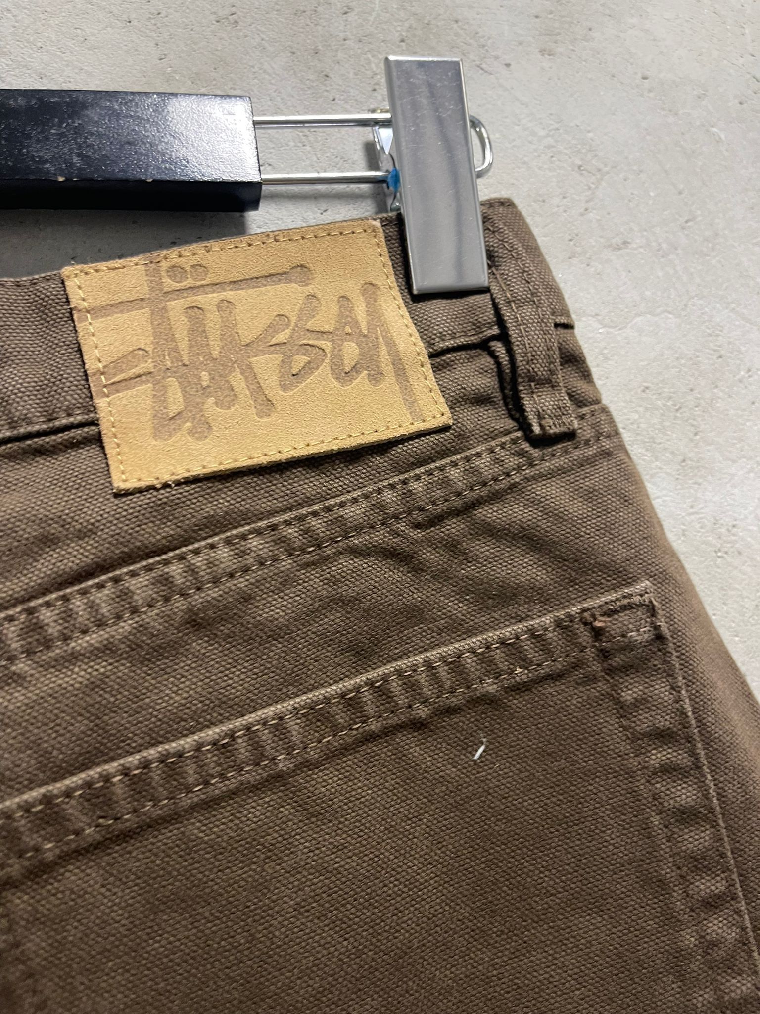 Stussy Stussy Big Ol Jean Shorts Brown Size US 30 / EU 46 - 4 Thumbnail