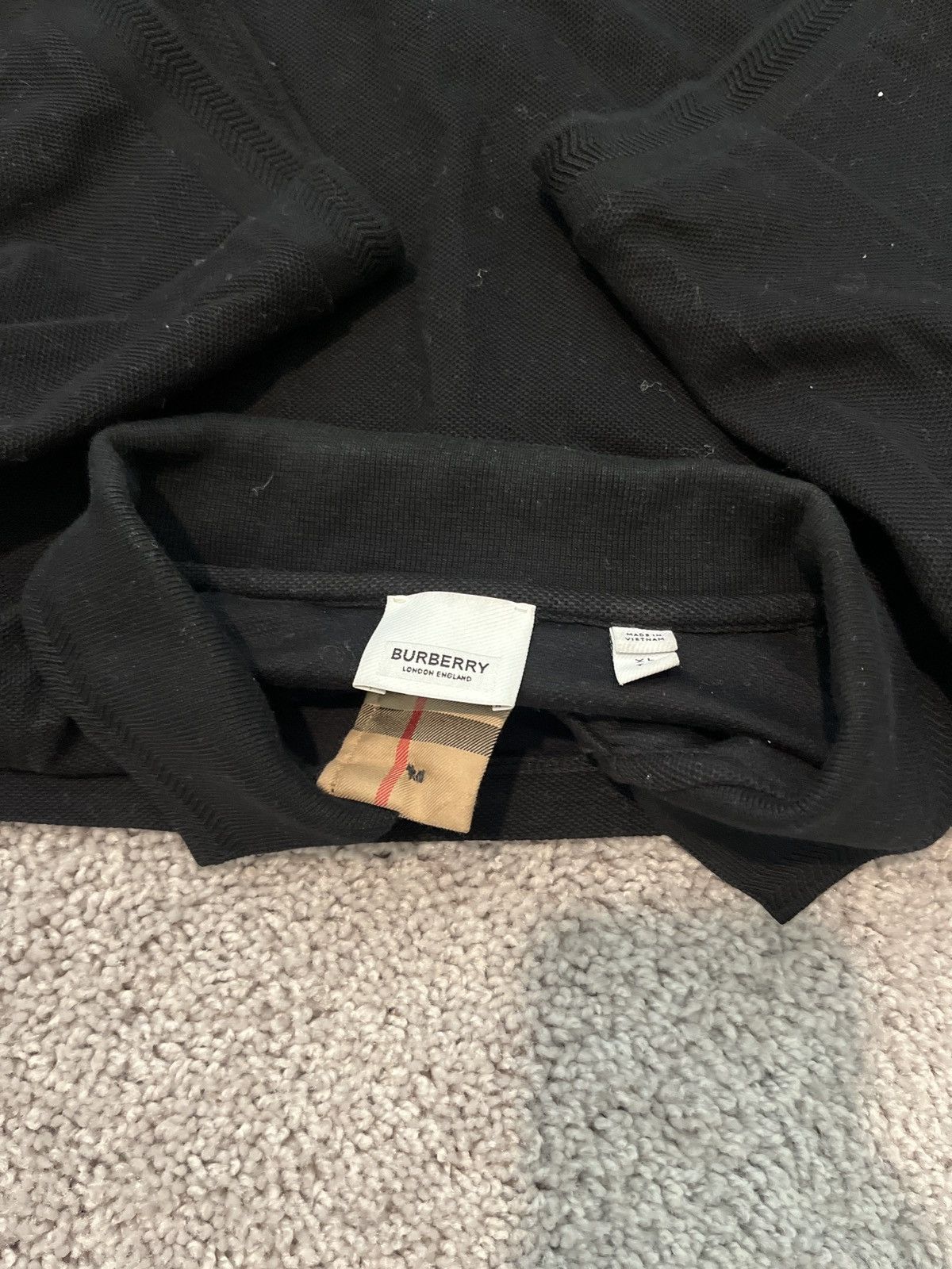 Burberry Black Burberry Polo Size US XL / EU 56 / 4 - 6 Thumbnail