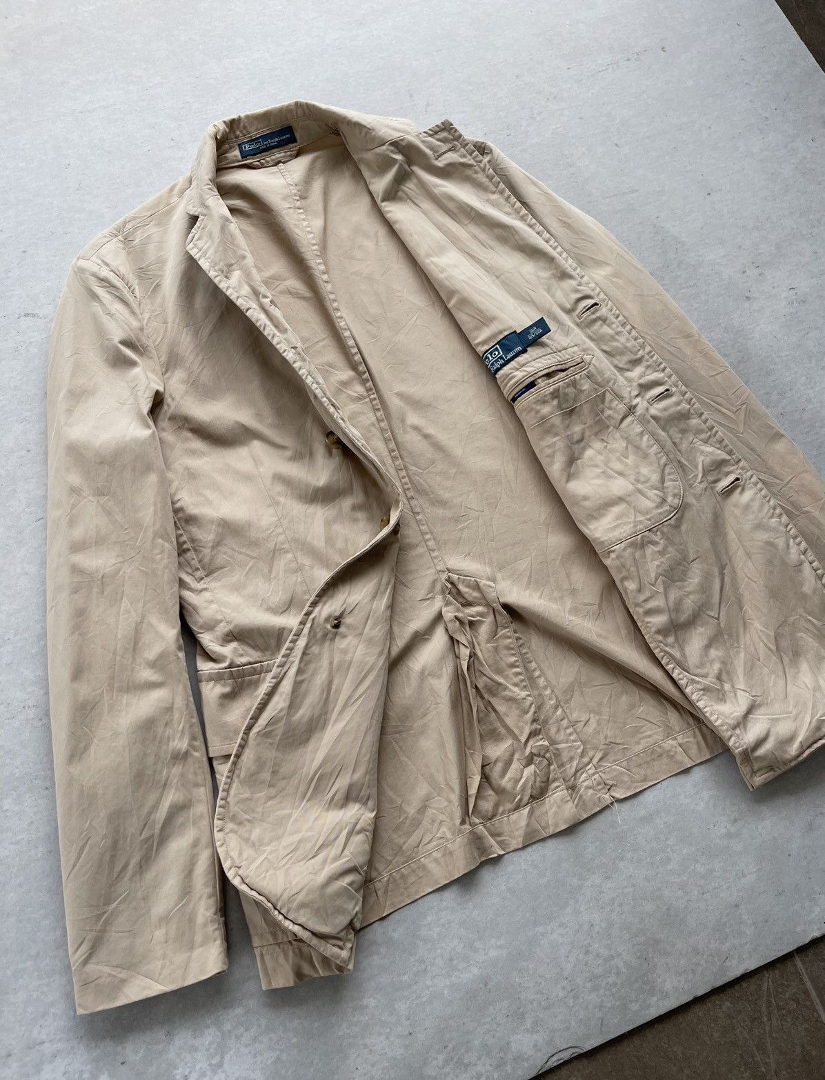 Polo Ralph Lauren Polo Ralph Lauren Unconstructed Cotton Chino Blazer/Jacket Size US M / EU 48-50 / 2 - 10 Thumbnail
