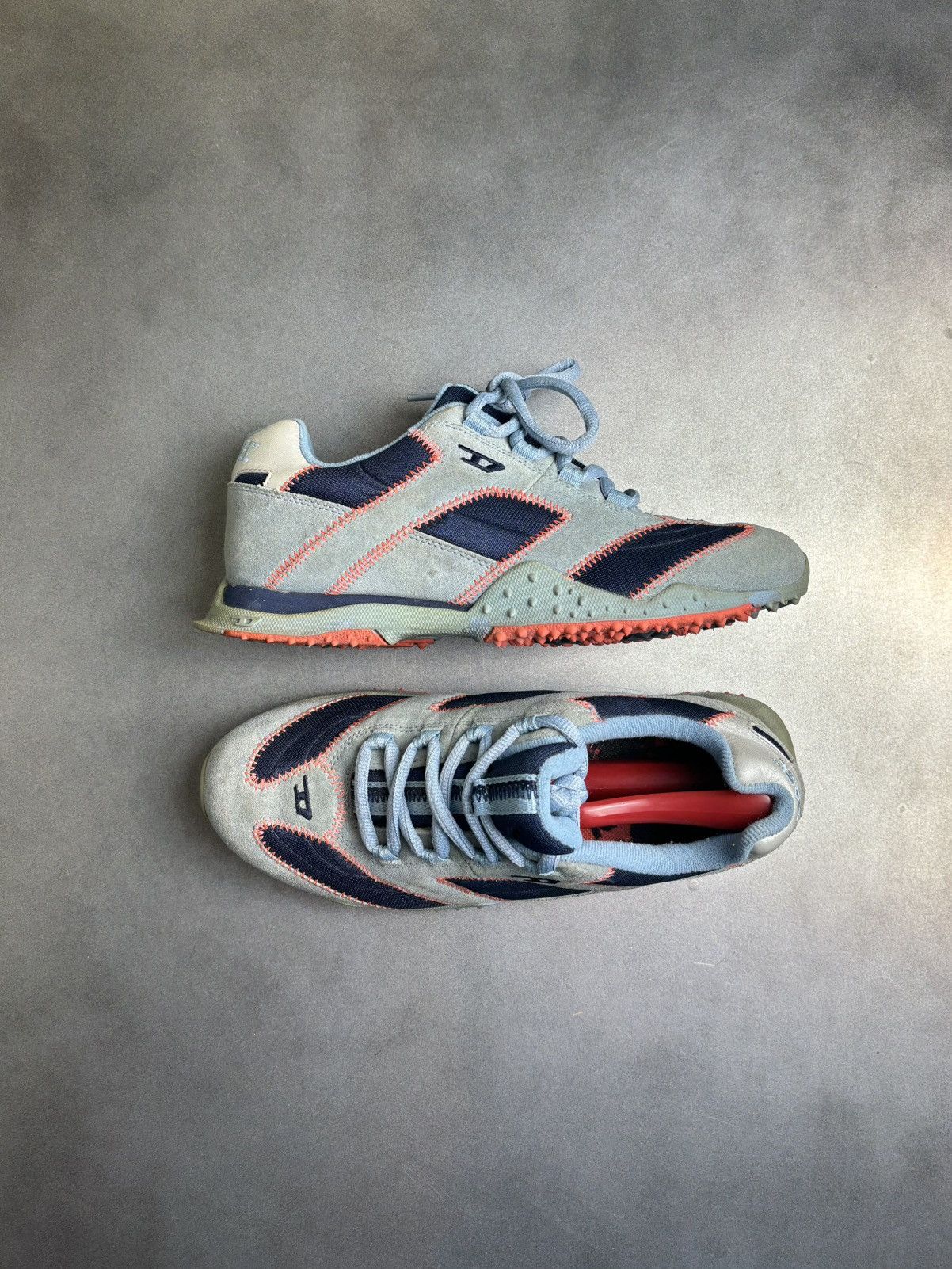 Diesel × Vintage Vintage Diesel Jeans Sneakers 2000s Diesel KINSA Shoes Suede Size US 8.5 / EU 41-42 - 2 Thumbnail