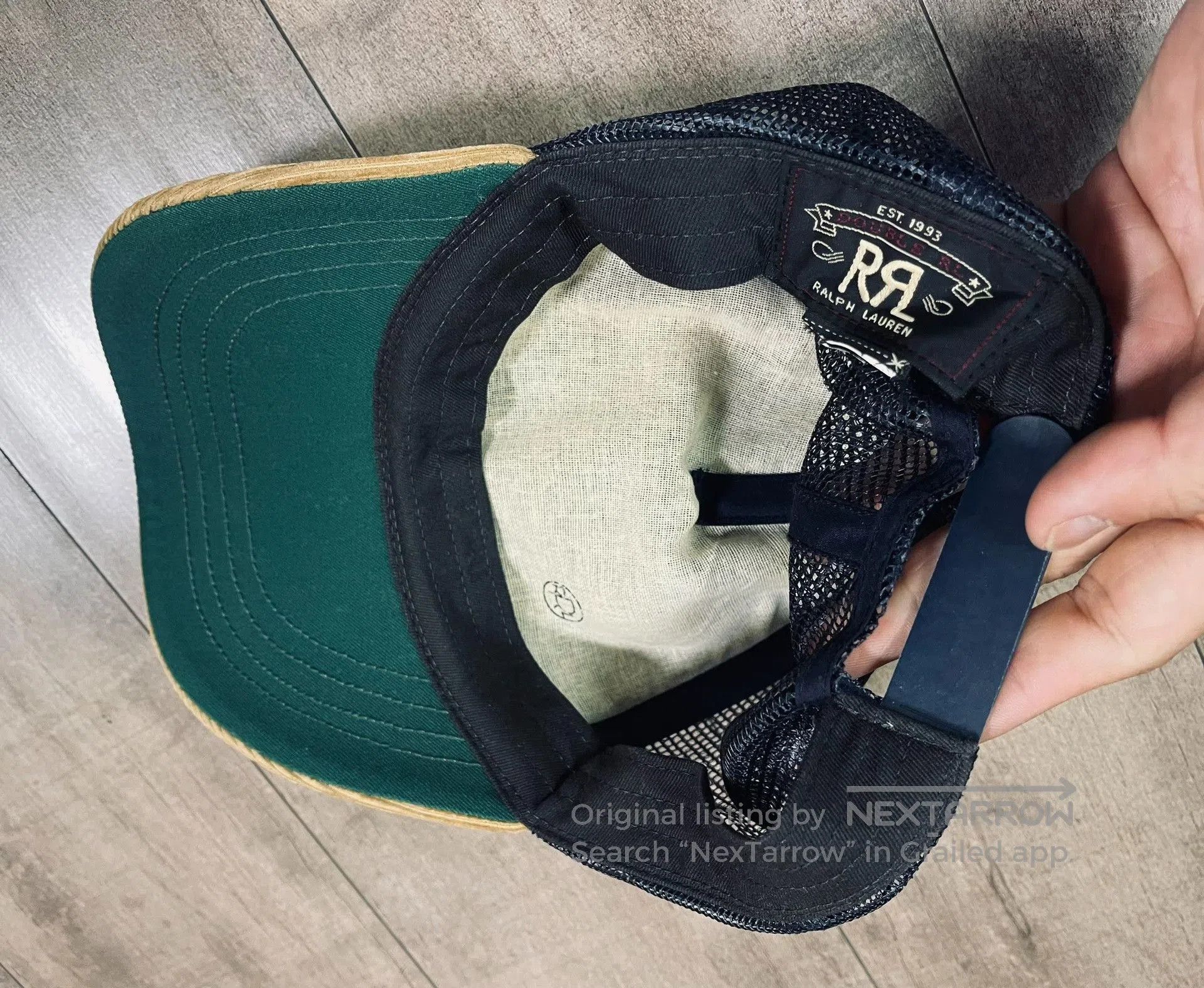RRL Ralph Lauren RRL Ralph Lauren Embroidered Corduroy Baseball Cap. Size ONE SIZE - 5 Thumbnail