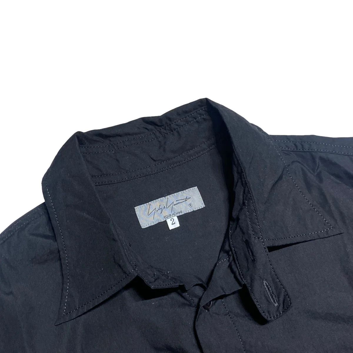 Yohji Yamamoto Yohji Yamamoto pour homme 21AW stitch B long sleeve shirt Size US M / EU 48-50 / 2 - 3 Thumbnail