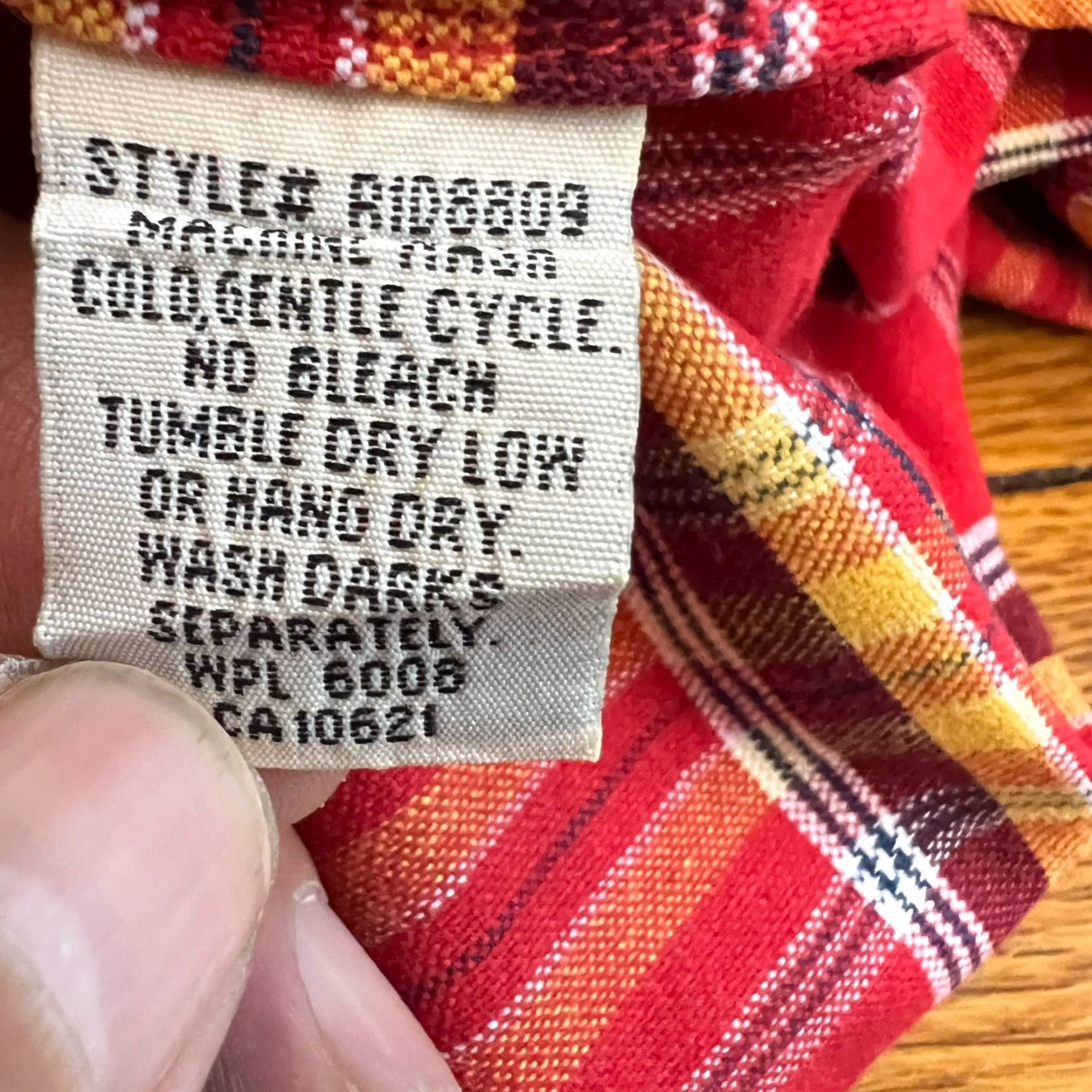 Vintage VINTAGE Panhandle Slim Rough Stock Plaid Button-Down Shirt Mens L Red Short Sleeve 50s 60s Western Mens Size US L / EU 52-54 / 3 - 7 Thumbnail