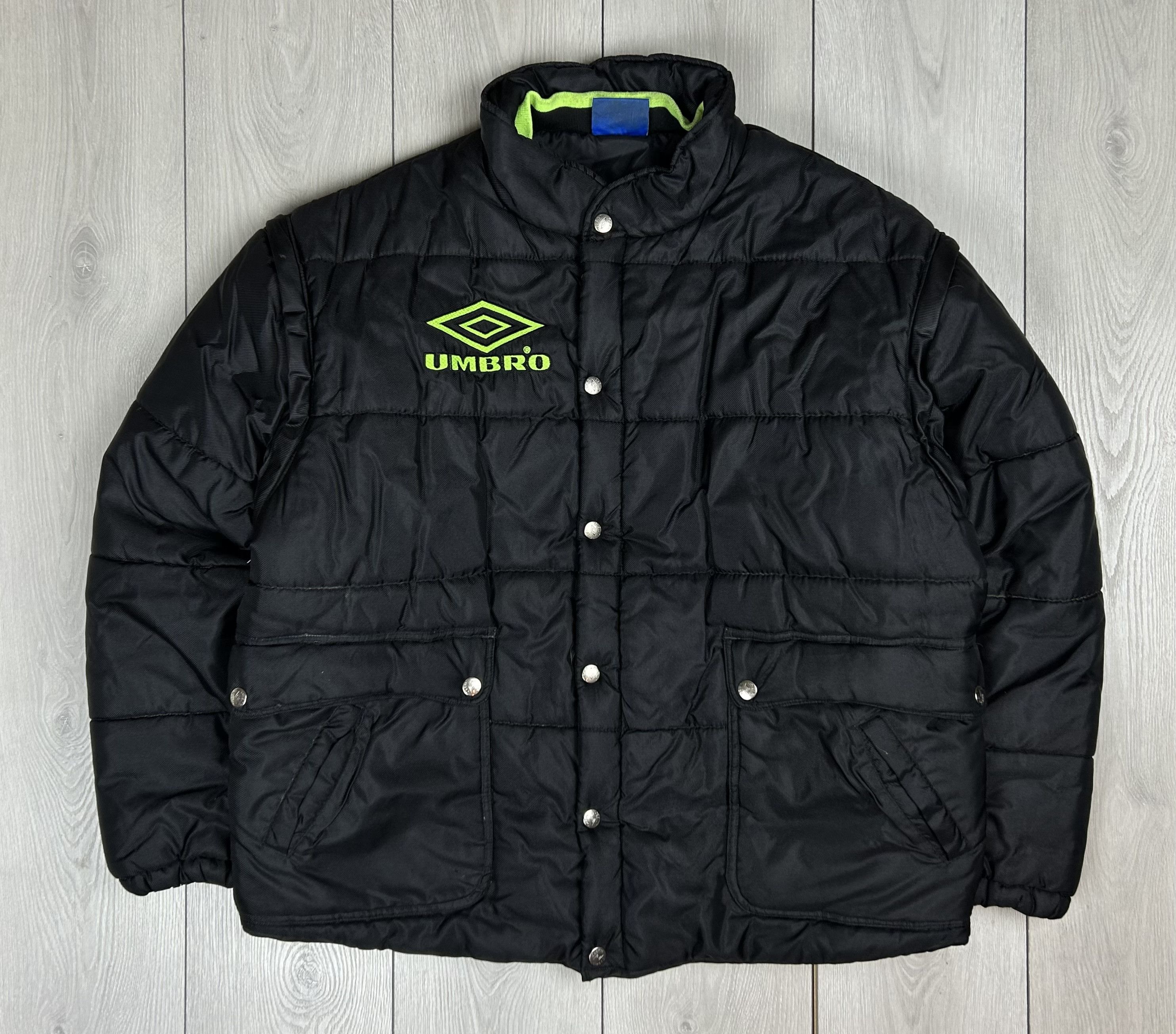 Umbro Umbro Vintage Mens Black Warm Jacket Size L - XL Size US L / EU 52-54 / 3 - 1 Thumbnail