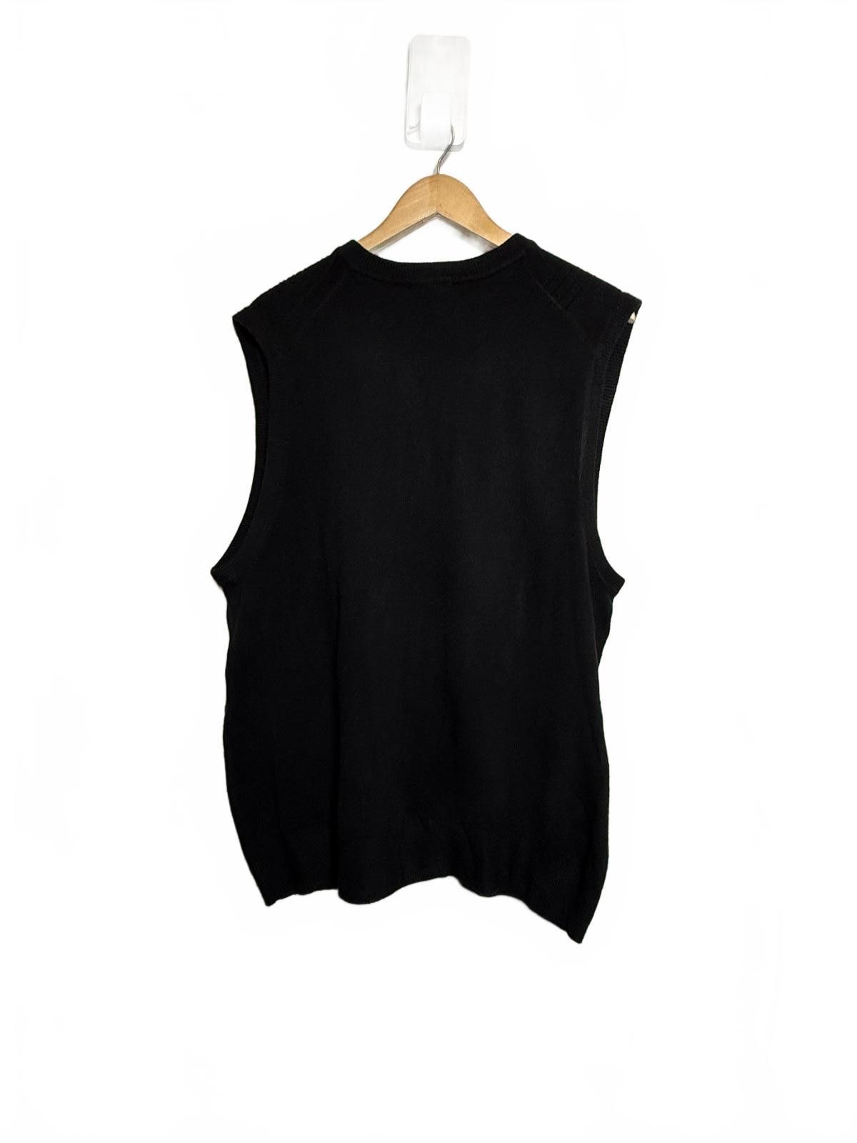 Dockers Dockers Black V-Neck Knit Sweater Vest XXL Size US XXL / EU 58 / 5 - 3 Thumbnail