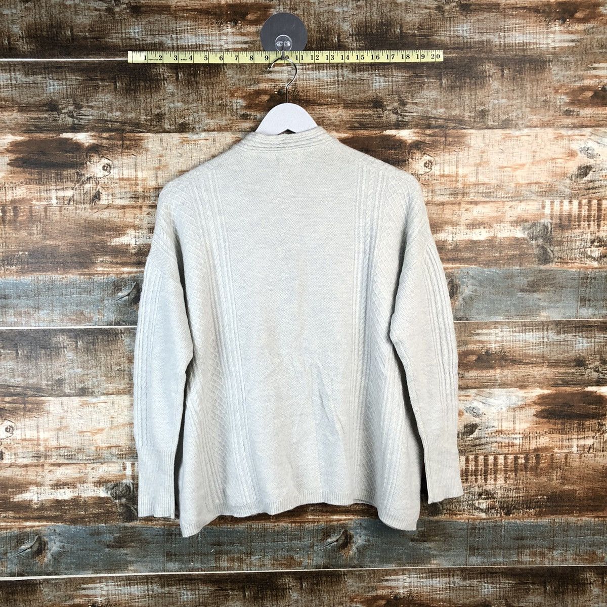 Homespun Knitwear × Japanese Brand × Vintage DL Scapa Gray cardigan Knitwear vintage #C441 Size US M / EU 48-50 / 2 - 12 Thumbnail
