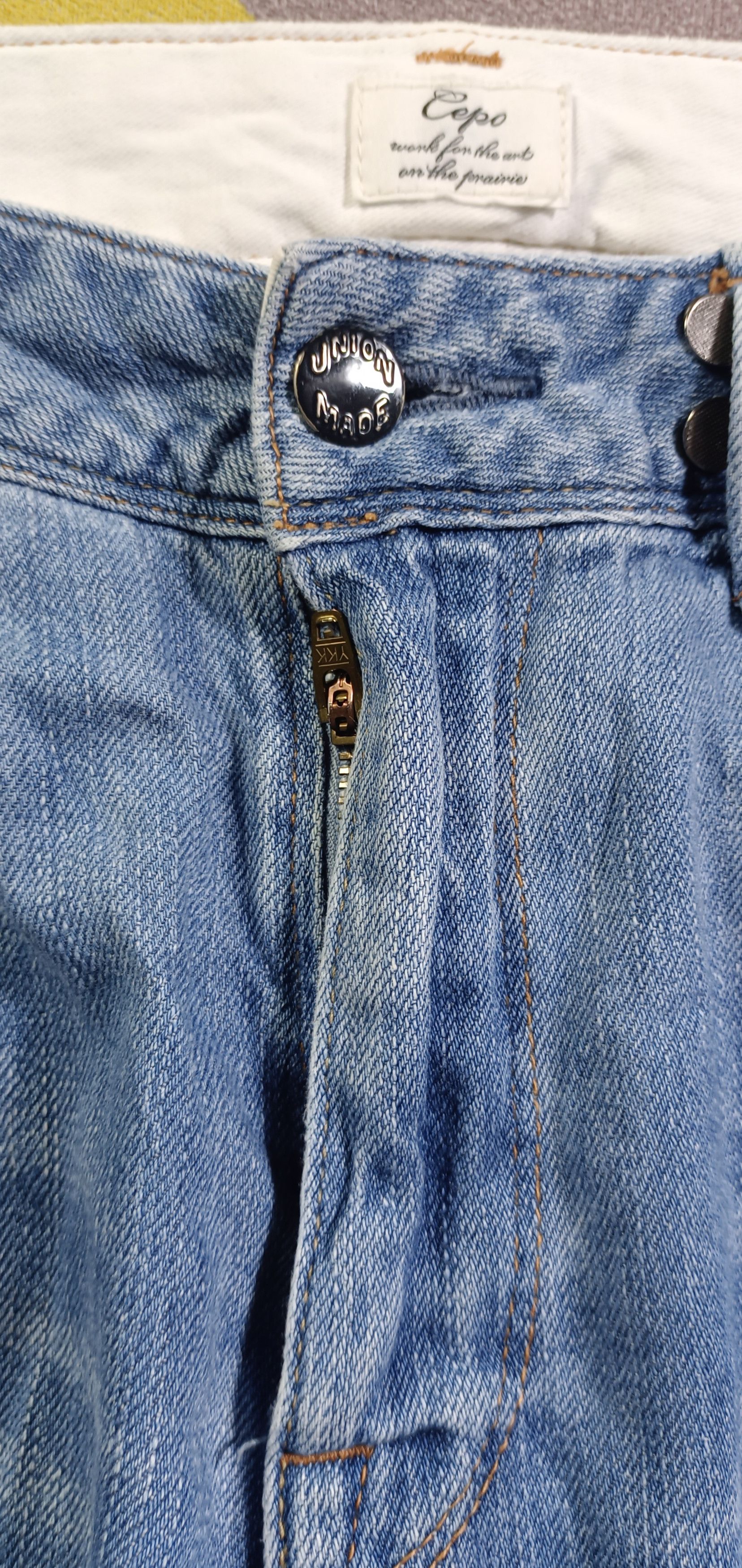 Japanese Brand CEPO Union Made Straight Denim Size US 30 / EU 46 - 9 Thumbnail