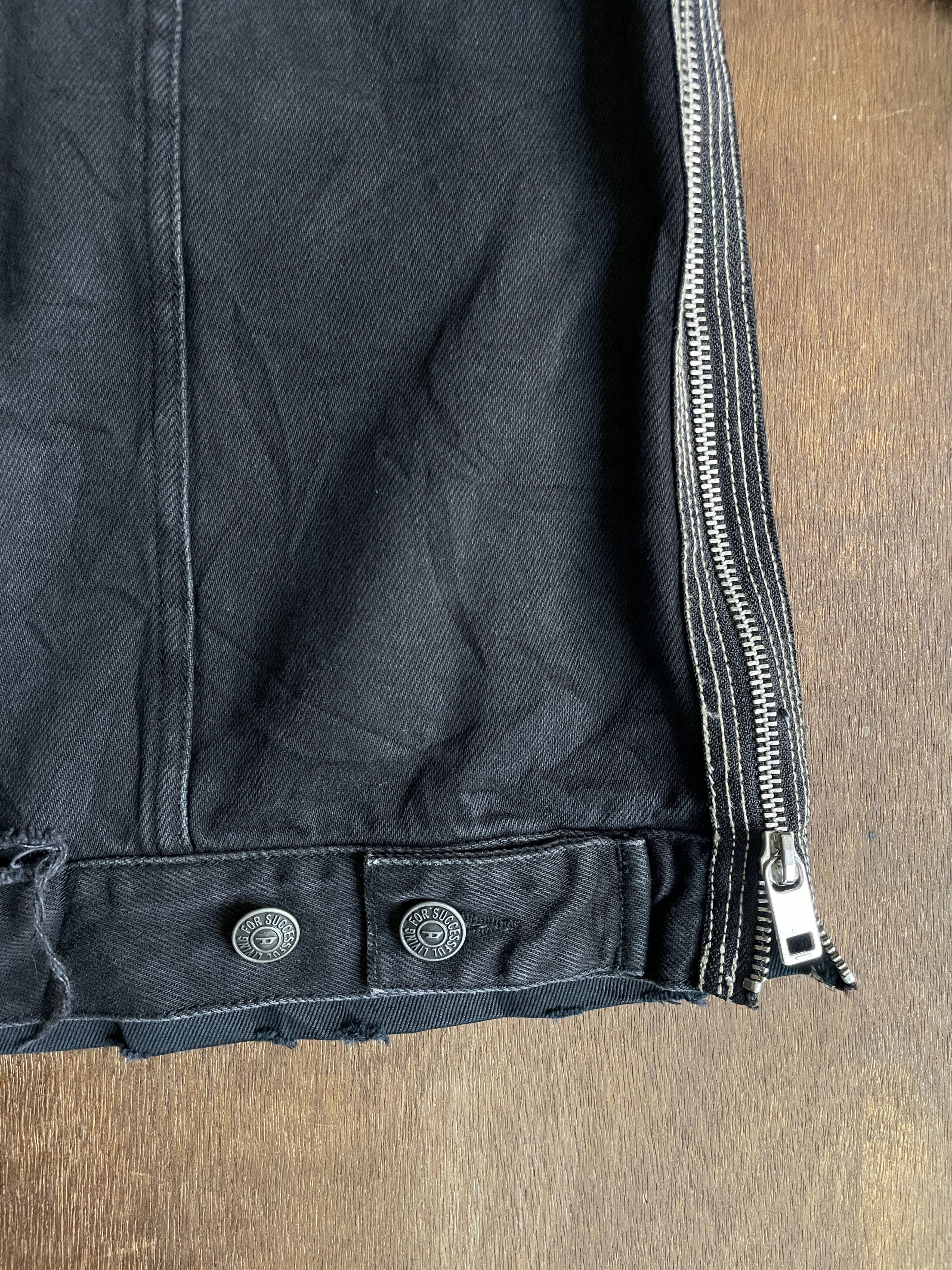 Diesel DIESEL 4 Pockets Y2K Punk Jacket Size US XXS / EU 40 - 14 Thumbnail