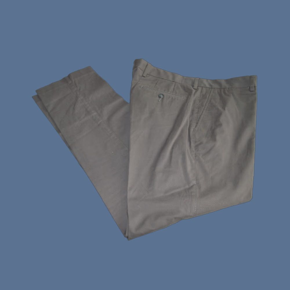 Vintage Black Brown 1826 Mens Slim Chino Pants Flat Front 38x32 Grey Casual City Preppy 5-Pocket Womens? Size US 38 / EU 54 - 1 Thumbnail
