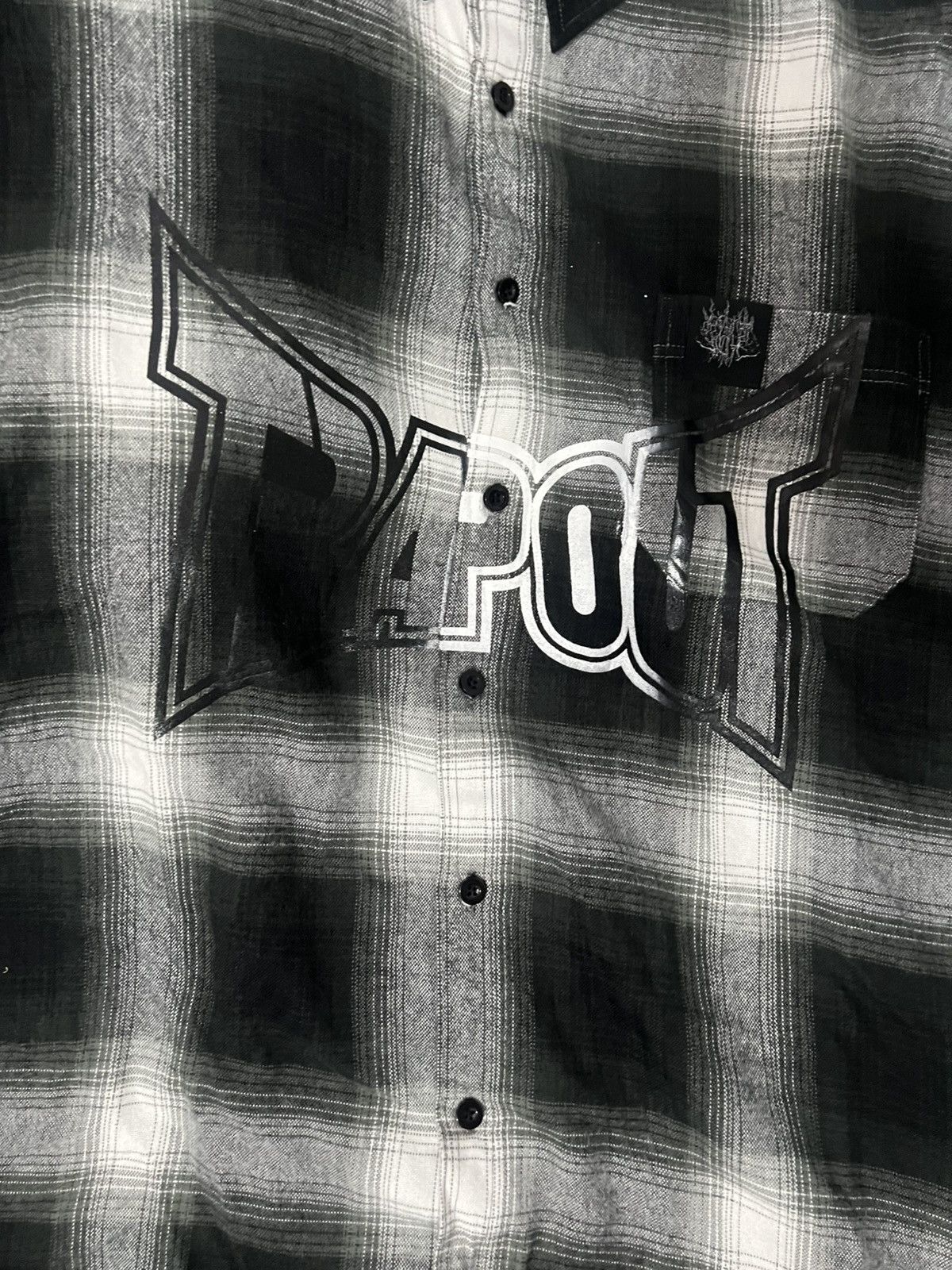 Other 6kim6krueger6 black and white “trap out” flannel Size US XL / EU 56 / 4 - 2 Thumbnail