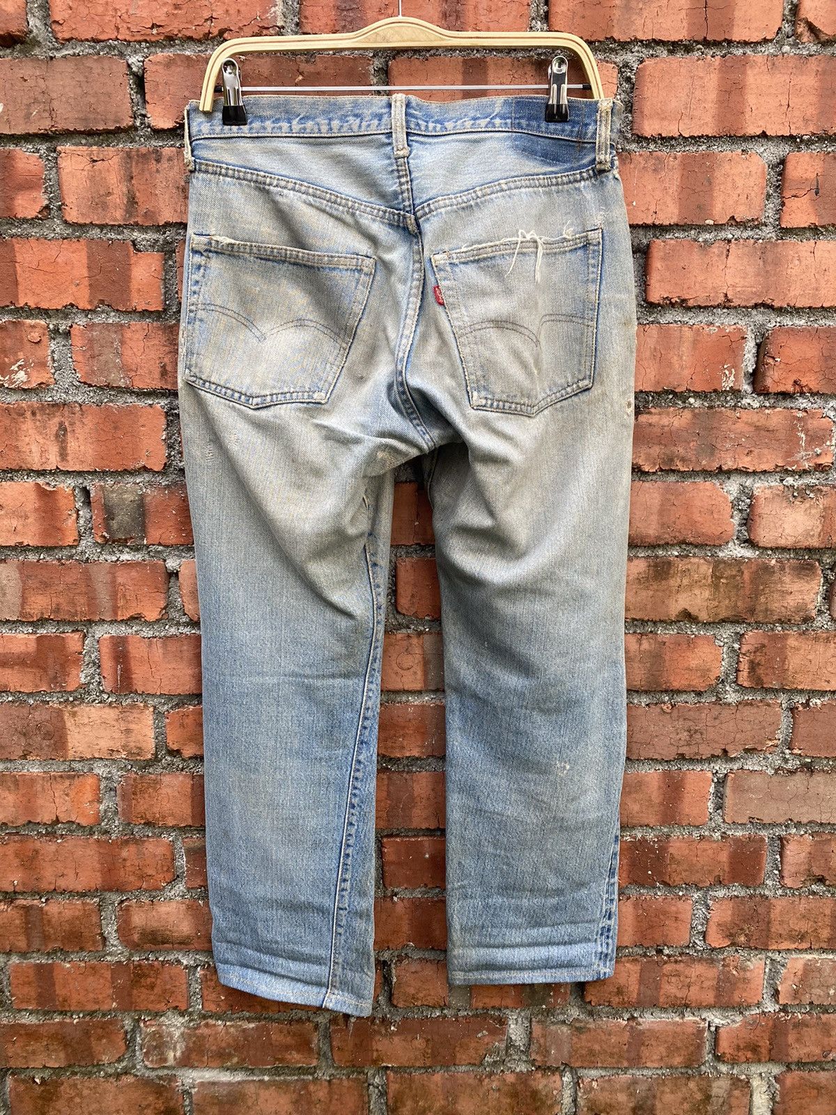 Levi's Vintage Clothing × Vintage W32x28.5 vintage levi's redline 80s distressed condition Size US 32 / EU 48 - 2 Thumbnail