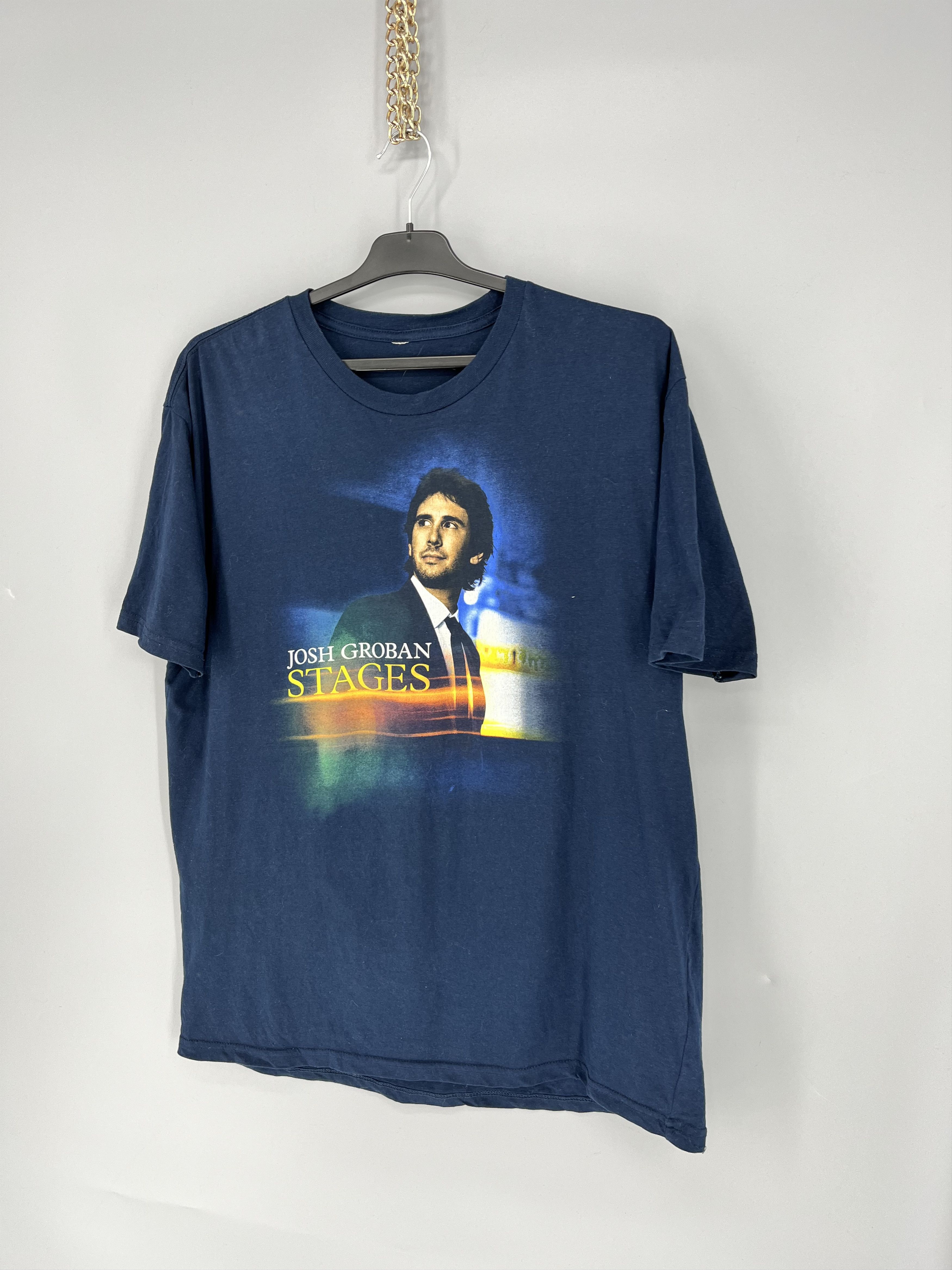 Band Tees × Vintage Josh Groban Stages Tour Concert Promo Shirt Rock Band Tee Size US L / EU 52-54 / 3 - 3 Thumbnail