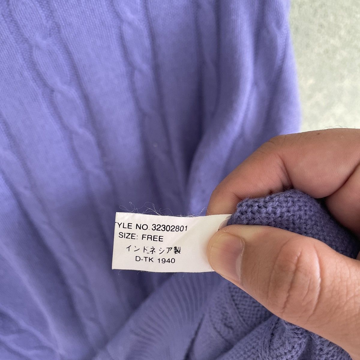 Aran Isles Knitwear × Japanese Brand Vintage Japanese Baggy Knitwear Sweater Jumper Free Size Size US XL / EU 56 / 4 - 8 Thumbnail