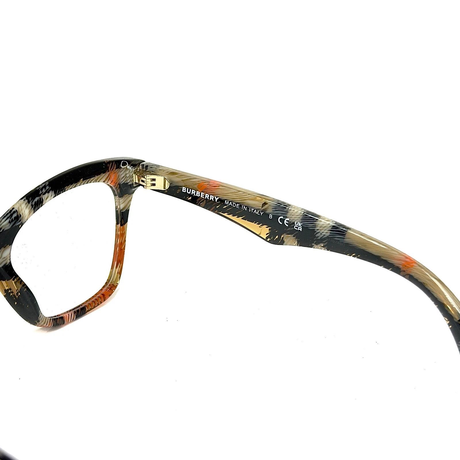 Burberry BURBERRY BE2416 Brown Check Classic Eyeglasses Optical 2416 Size ONE SIZE - 2 Thumbnail