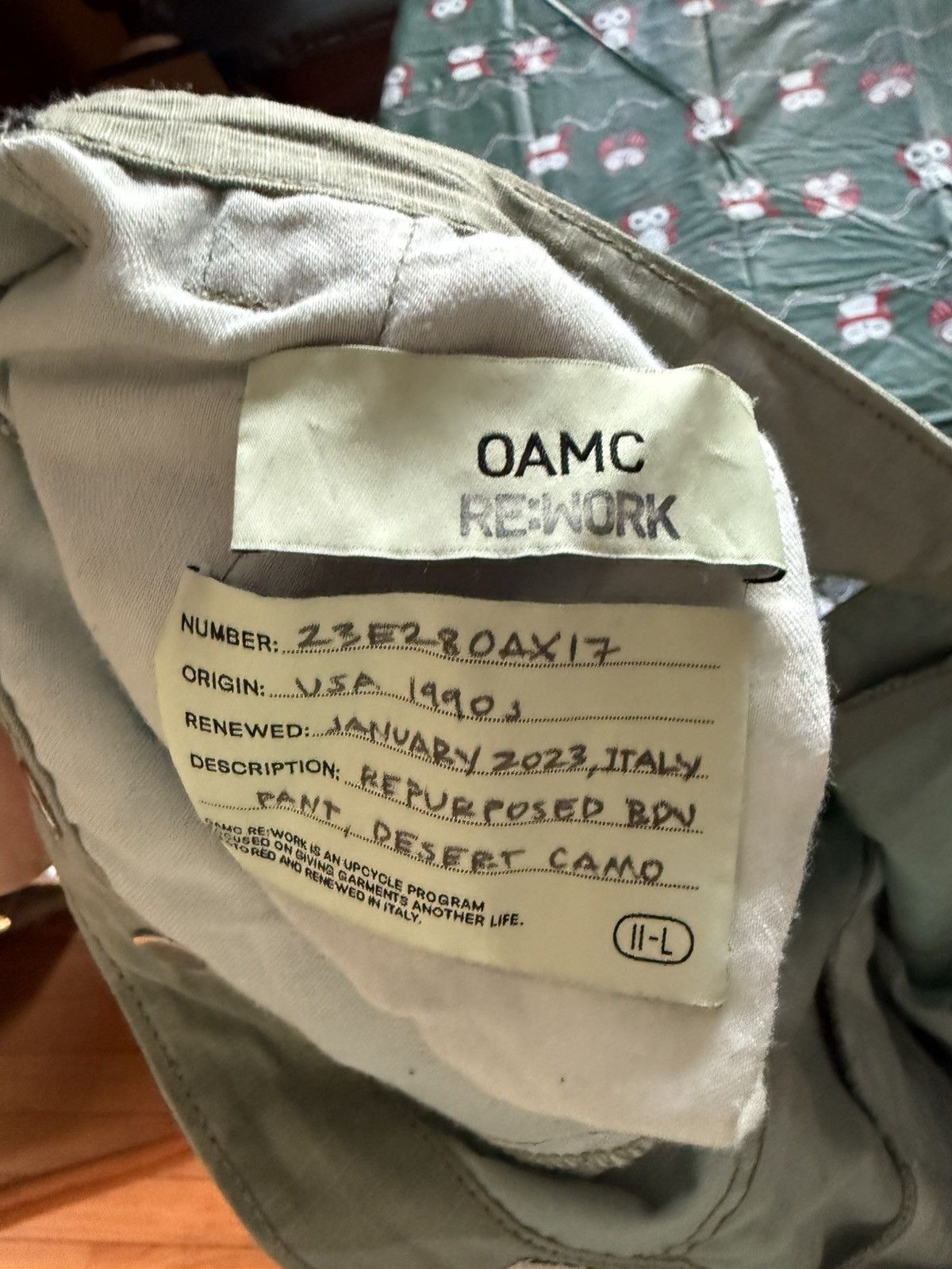OAMC OAMC - Double Knee Desert Camo - 36 Size US 36 / EU 52 - 3 Thumbnail